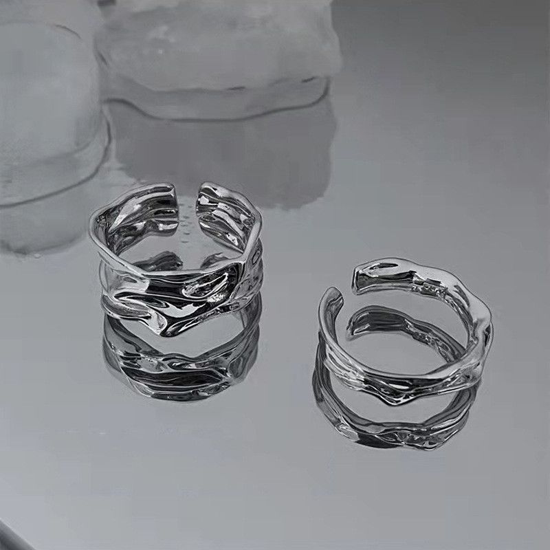 Jewelry Vibe Jewelry Rings Open Size Chrome Ring (Size 7-13) Size ONE SIZE - 4 Thumbnail