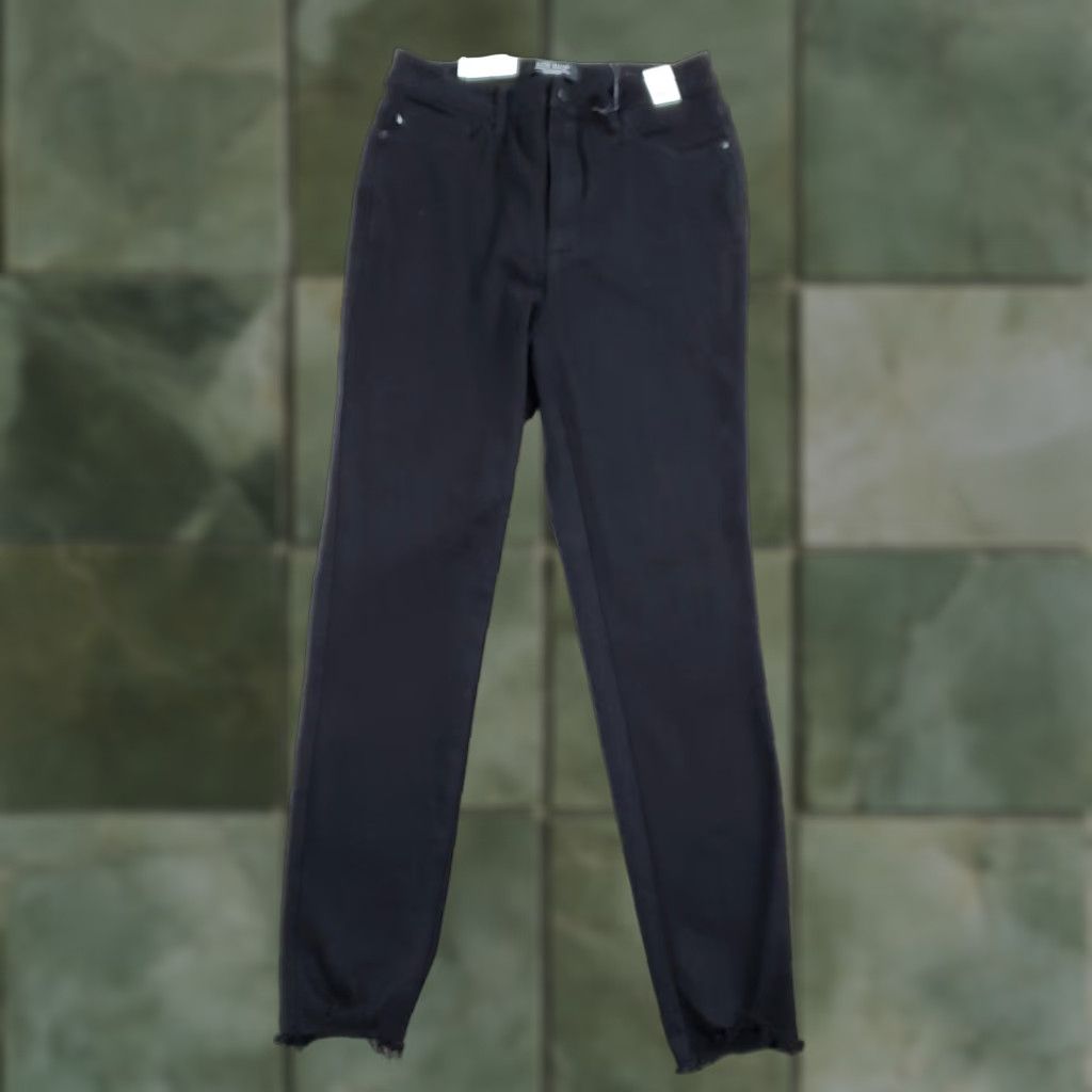 Vintage Judy Blue Jeans Womens 11/30 Black High Rise Skinny Tummy Control Stretch Size 32" / US 10 / IT 46 - 1 Thumbnail