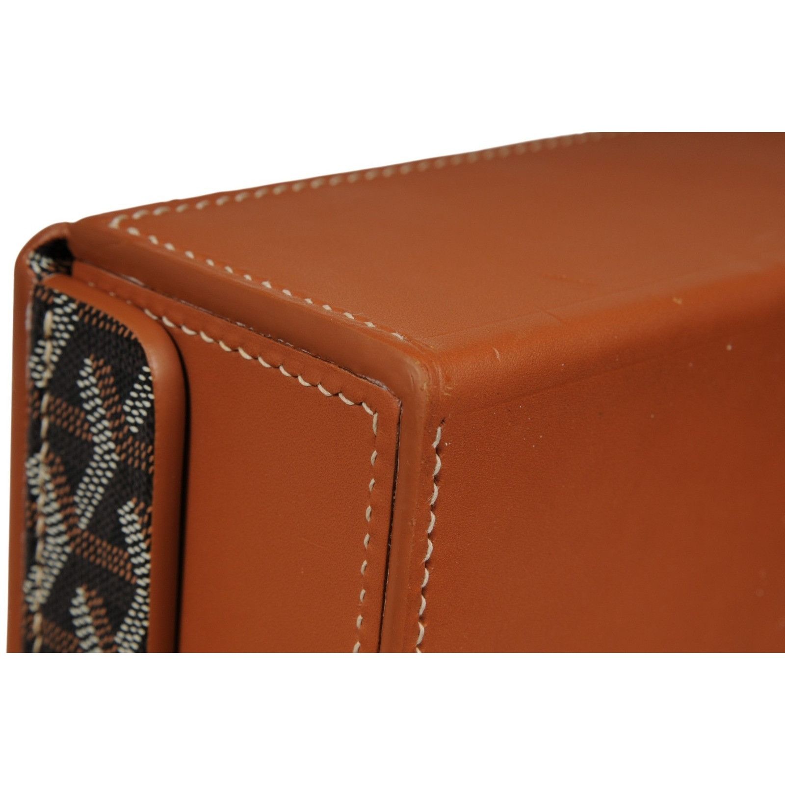 Goyard Montre De Voyage Eight Watch Box Black Tan Travel Trunk Size ONE SIZE - 11 Thumbnail