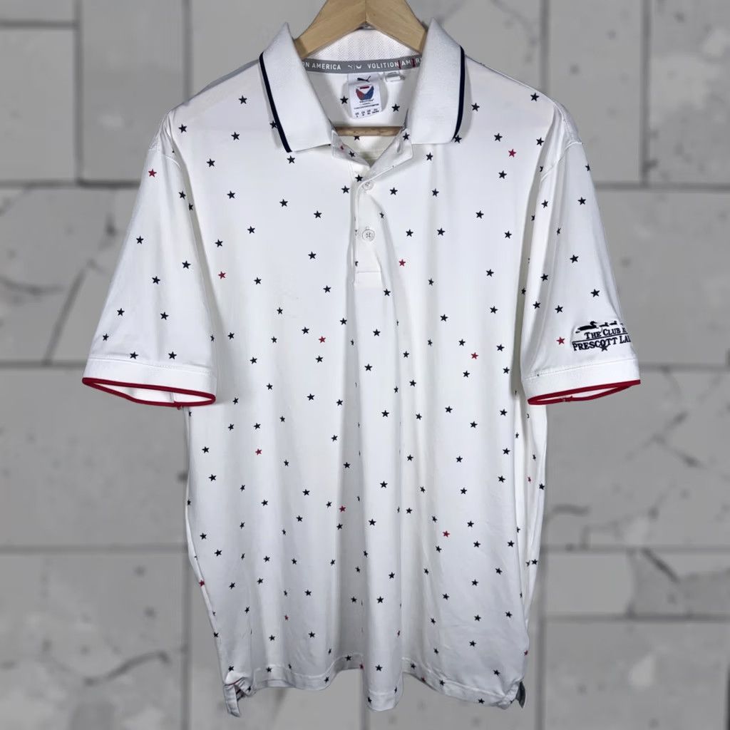 Puma PUMA Volition America White Polo Shirt Mens Size L Size US L / EU 52-54 / 3 - 1 Thumbnail