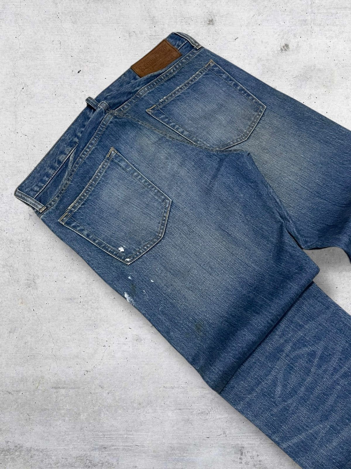 Hysteric Glamour VINTAGE STOOGE & CO JAPAN DESIGNER 90S SPLASH STYLE OG DENIM Size US 32 / EU 48 - 14 Thumbnail