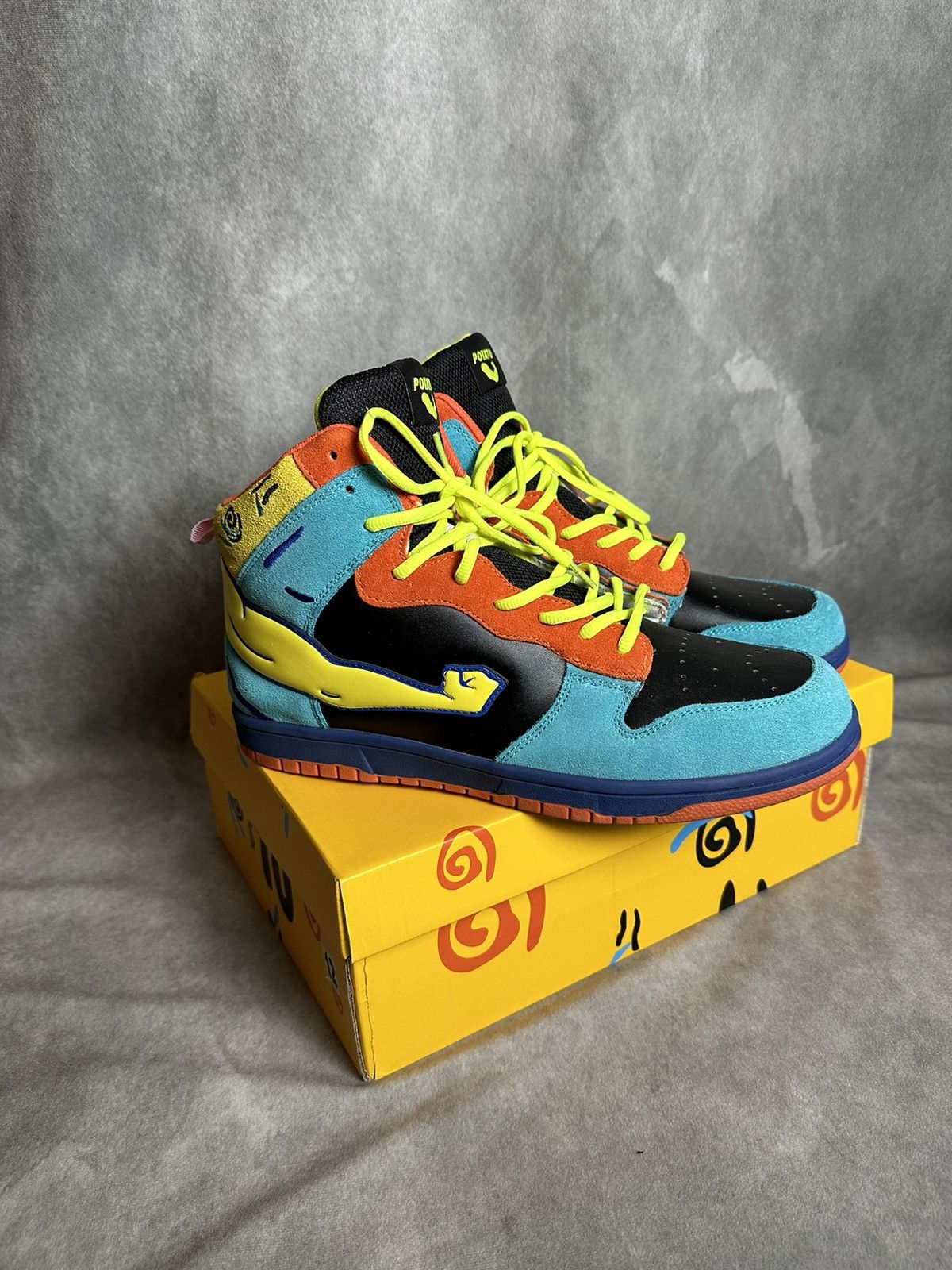 image of Imran Potato Skate Or Die Dunk Highs 12 Shoes, Men's