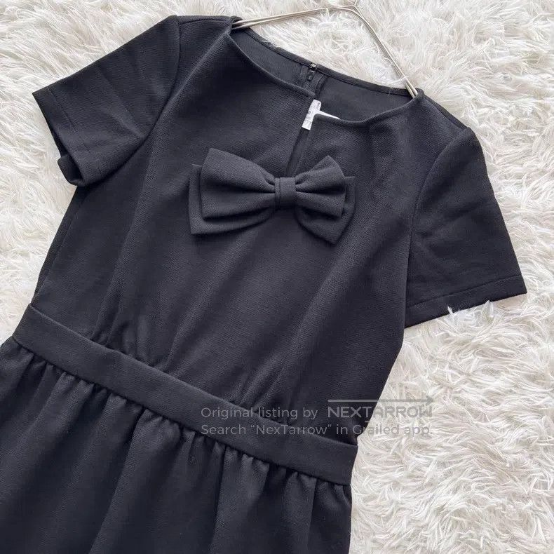 Comme des Garcons Comme des Garcons Black Bow Tie Dress Size S / US 4 / IT 40 - 3 Thumbnail