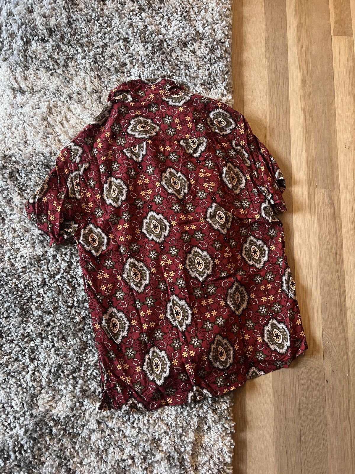 Denim & Flower Denim & Flower Floral Shirt Red Size US M / EU 48-50 / 2 - 2 Thumbnail