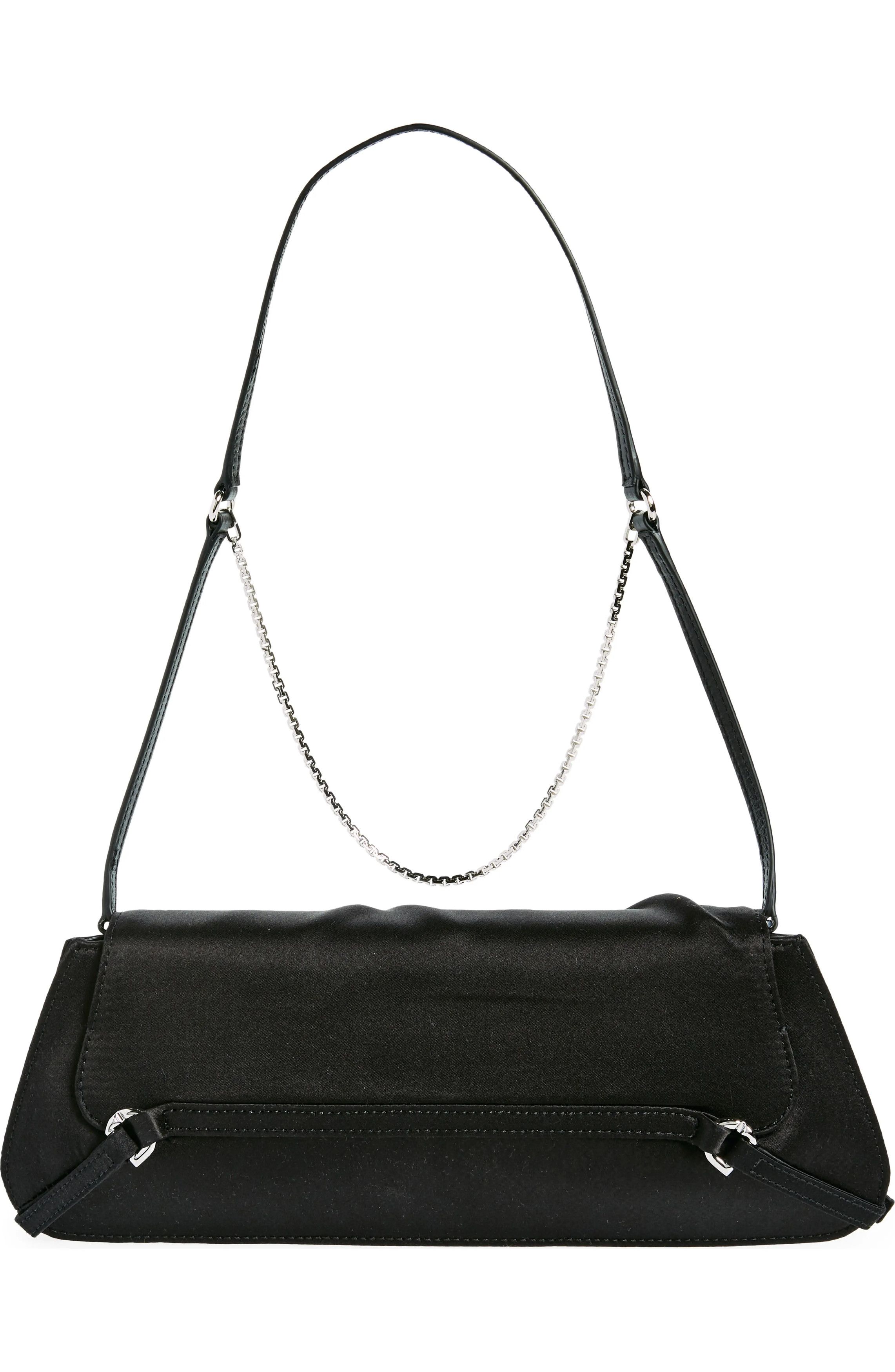 Givenchy o1srvl11e0625 Size:OS/Voyou East/West Shoulder Bag in Black Size ONE SIZE - 2 Thumbnail