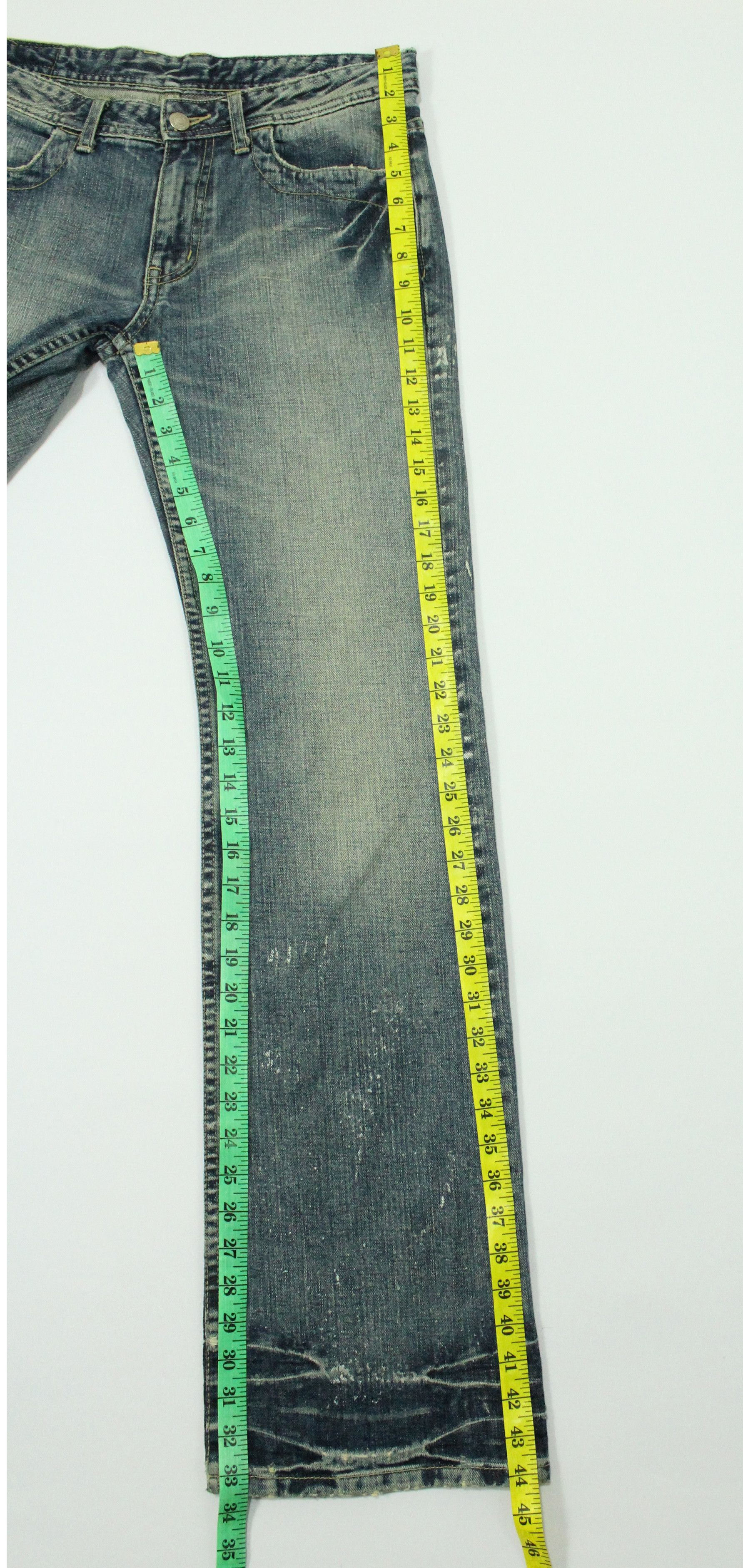 Japanese Brand FLARED 🔥 BIGI Denim Paint Splatter Kapital Goa Ppfm LGB Size US 32 / EU 48 - 22 Thumbnail