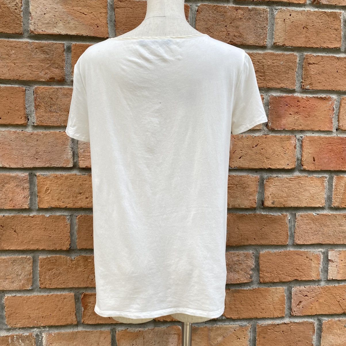 Max Mara Max Mara Striped Tee with Floral Appliqué Size M / US 6-8 / IT 42-44 - 11 Thumbnail