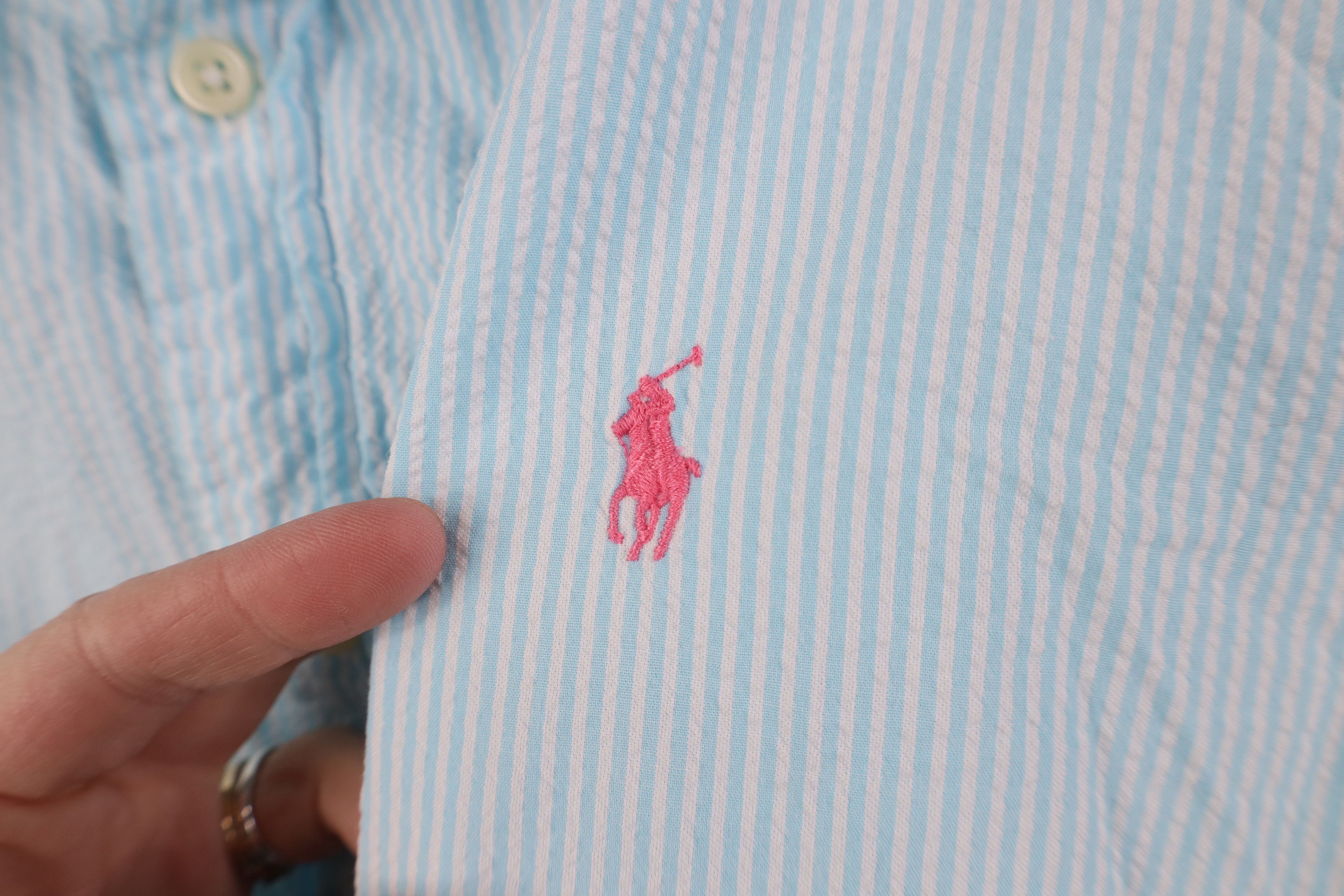 Polo Ralph Lauren Vintage Y2K Ralph Lauren Short Sleeve Button Down Shirt Size US XL / EU 56 / 4 - 4 Thumbnail