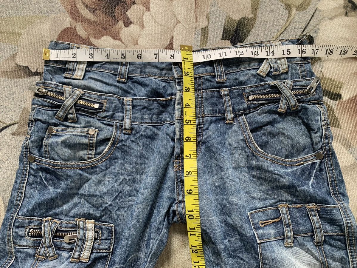 Japanese Brand Multipockets Functional Jeans Dal Denim Pant Nice Design Size US 33 - 13 Thumbnail
