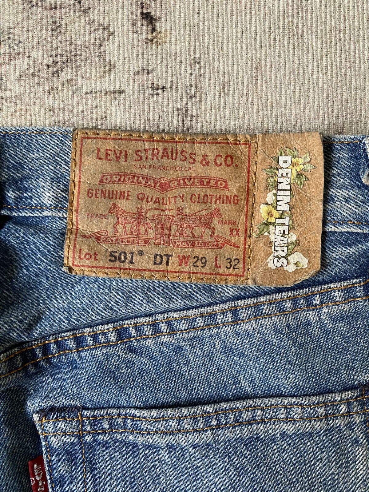 DENIM TEARS × Levi's Levi’s X Denim Tears Jeans Size US 29 - 20 Thumbnail