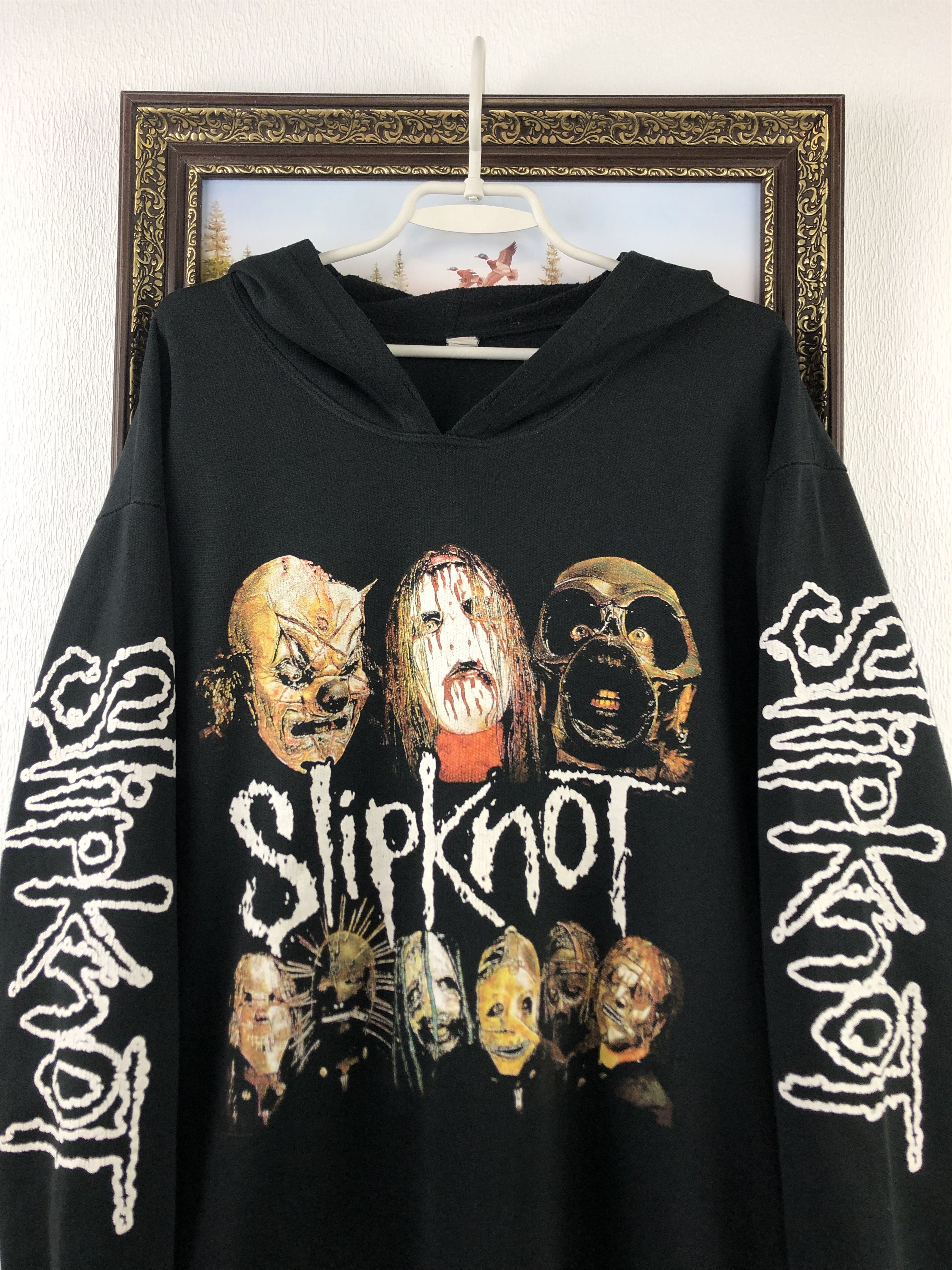 Band Tees × Vintage Vintage 2001 Slipknot IOWA Hoodie Very Rare Rock Band Over Size US XL / EU 56 / 4 - 7 Thumbnail