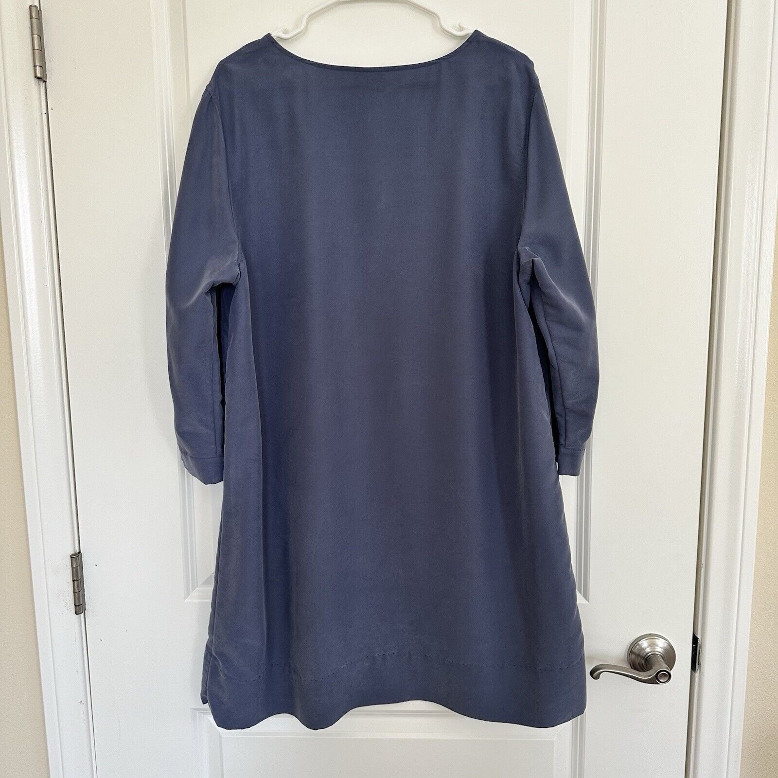 Other J Jill Blue Tunic Shirt Dress Ruffle Accents Size XL Size XL / US 12-14 / IT 48-50 - 5 Thumbnail