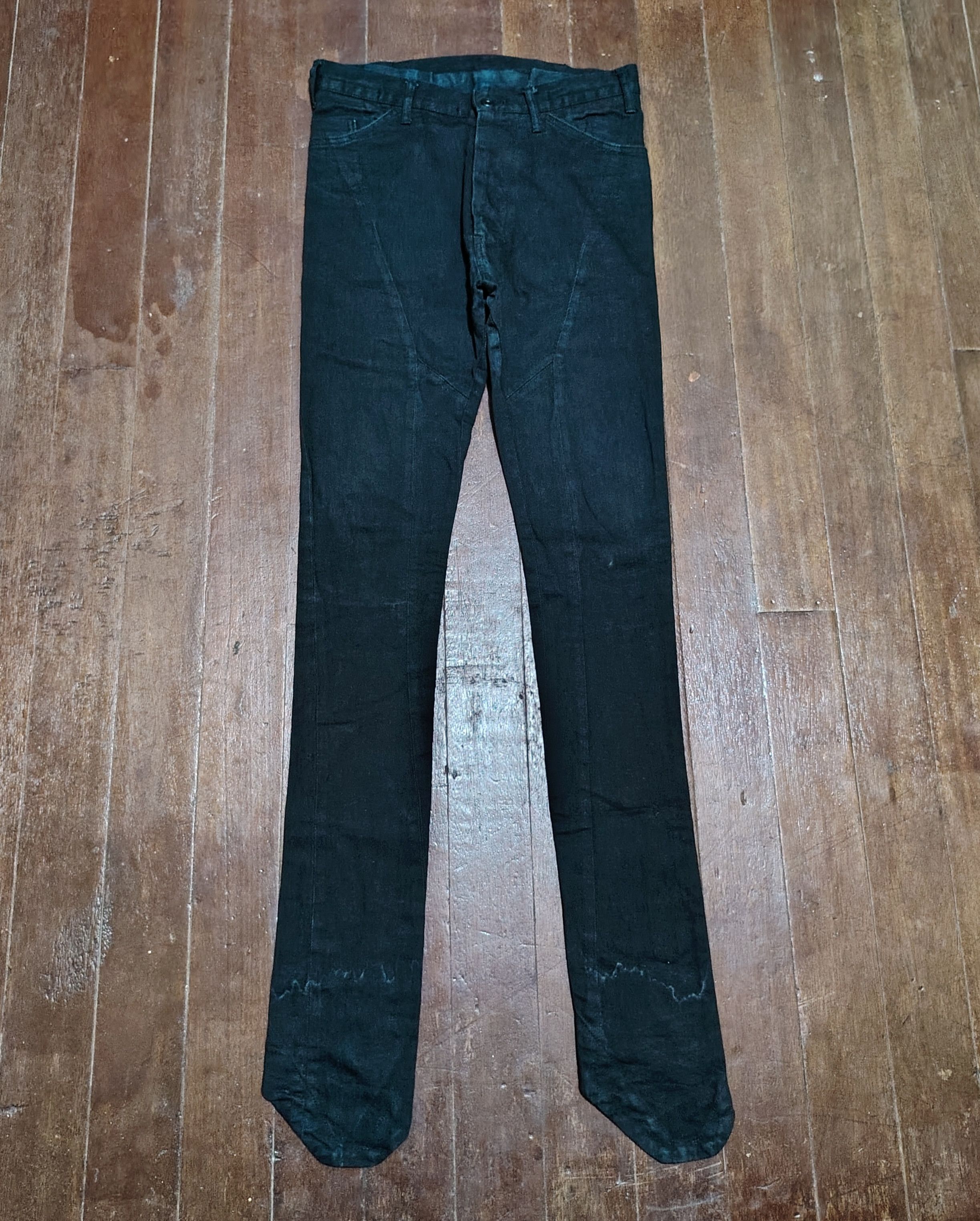 Julius 2013 “Vandalism” Coated 7 seam Articulated Denim Jeans