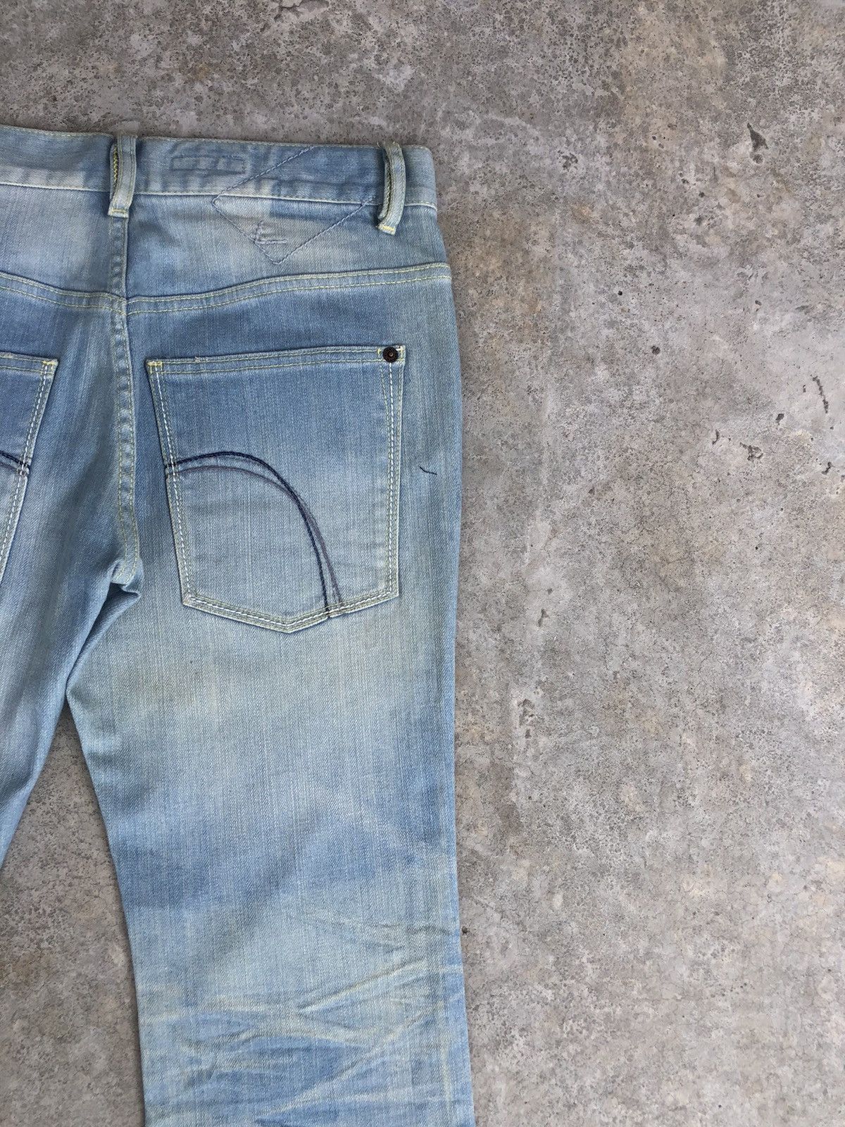 Japanese Brand Japanese Kunna Flared Jeans Distressed Jeans Size US 31 - 10 Thumbnail