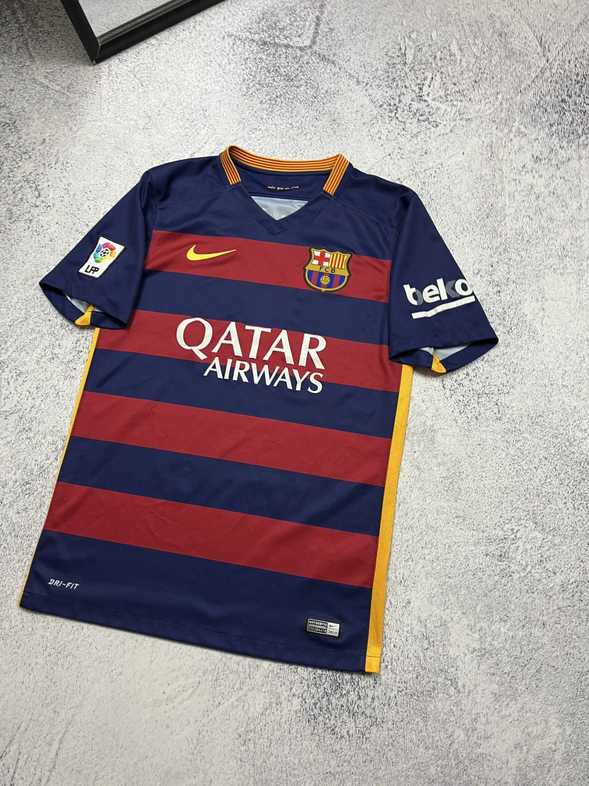 Nike Nike Barcelona 2015 Soccer Jersey Blockcore Shirt Football Size US S / EU 44-46 / 1 - 3 Thumbnail