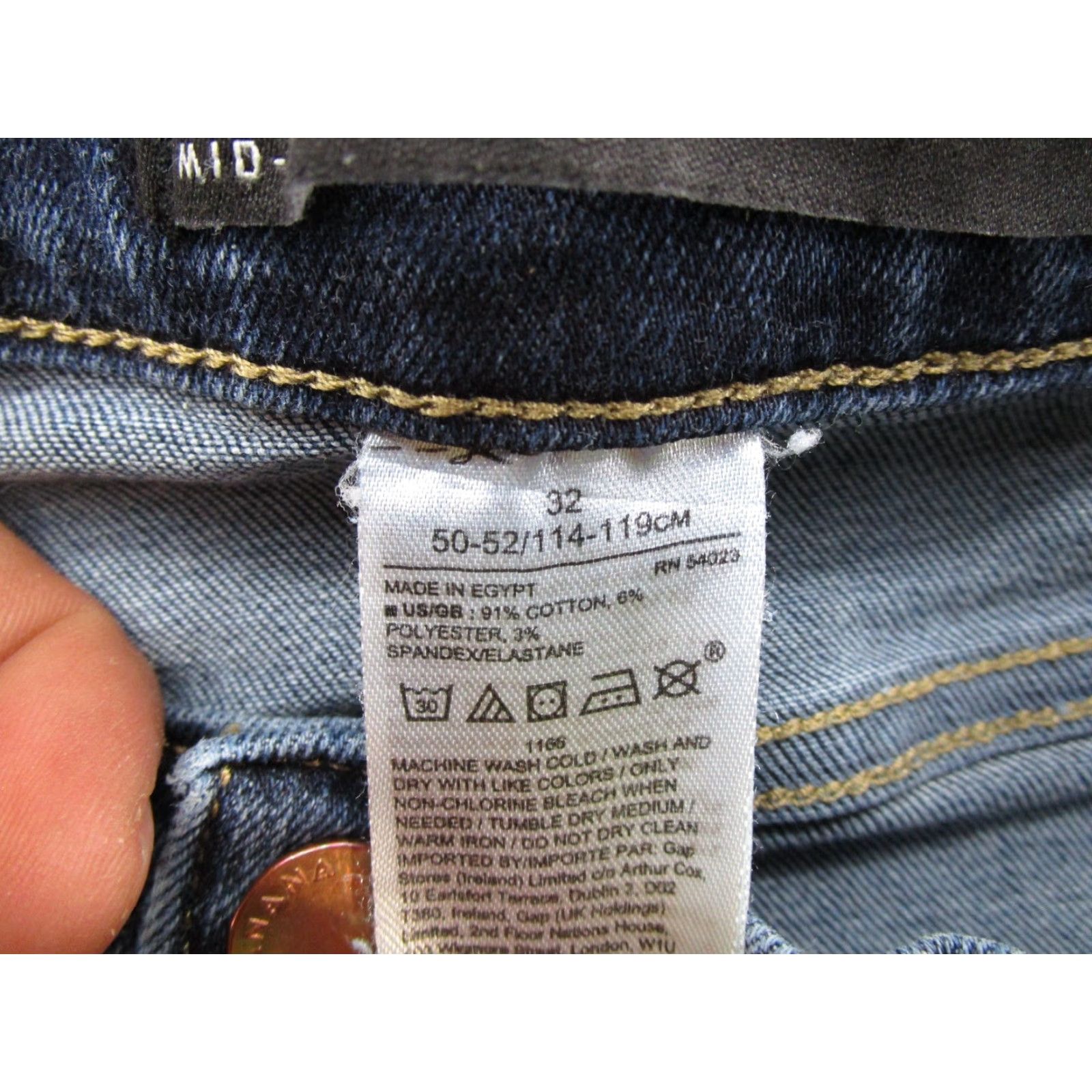 Banana Republic Banana Republic Jeans Skinny Dark Wash Denim Jeans Stretch Size 32 Women Size 24" / US 00 / IT 34 - 6 Thumbnail