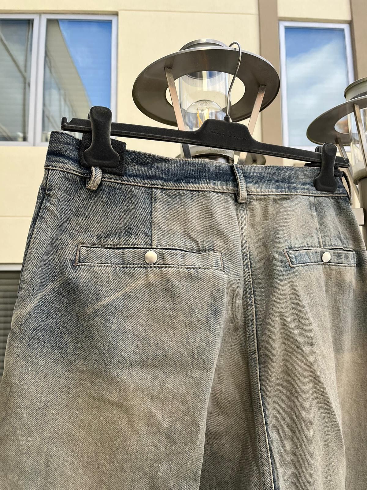 Rick Owens o1rshd1 Tailored Bela Distressed Denim Jeans Degrade Jeans Size US 36 / EU 52 - 12 Thumbnail