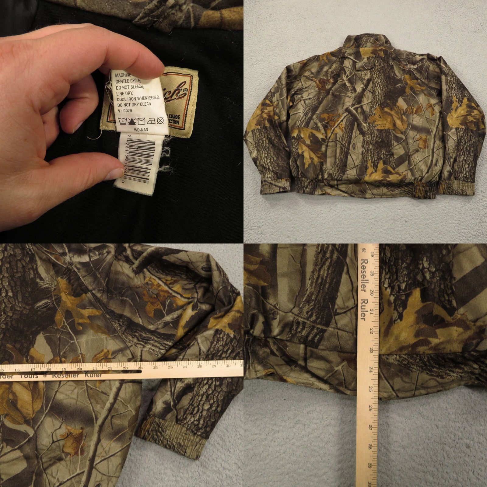 Vintage VINTAGE Woolrich Jacket Mens Medium Camouflage Insulated Bomber RealTree Hardwoods Zip Shirt Size US M / EU 48-50 / 2 - 8 Thumbnail