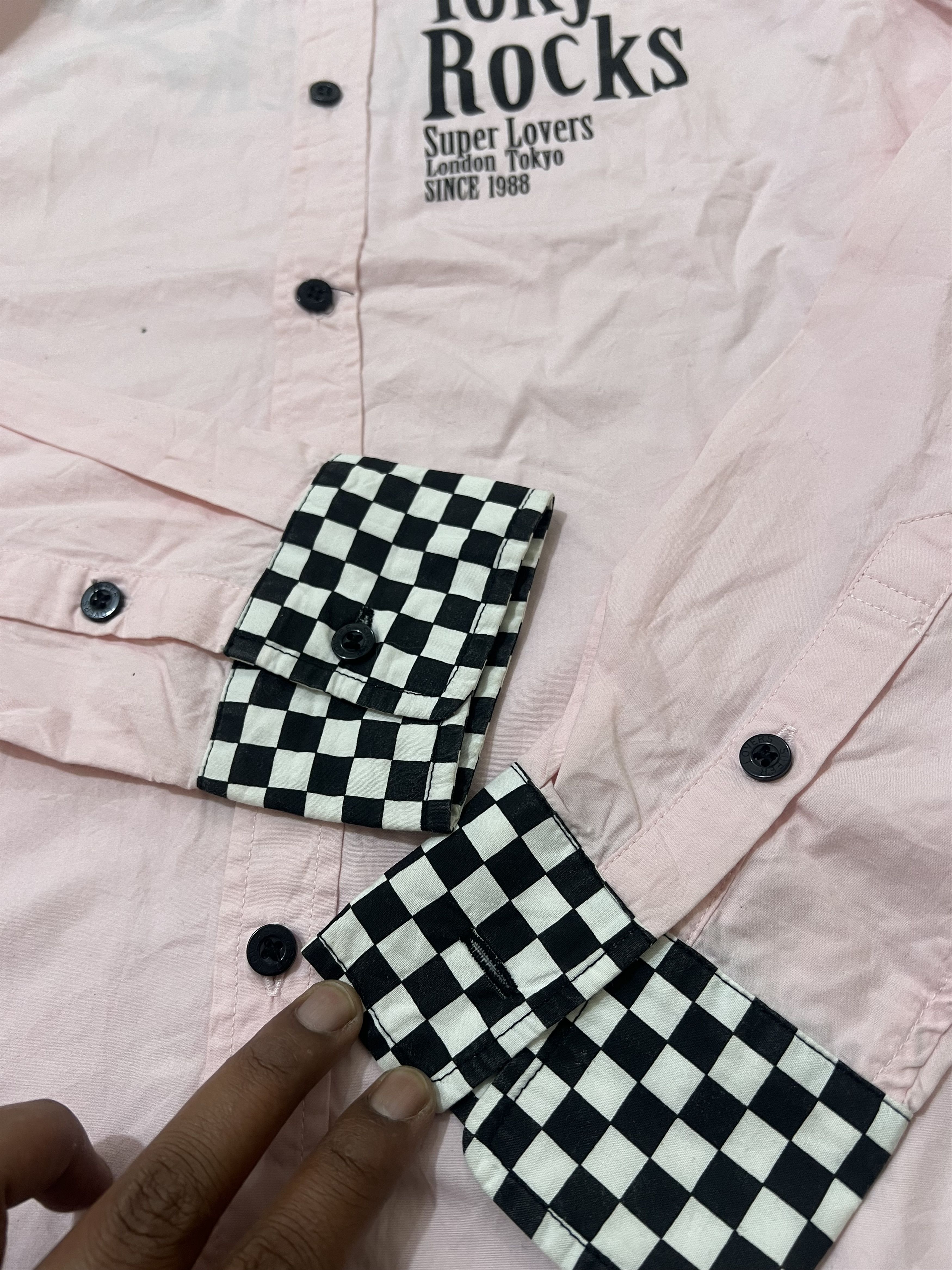 Japanese Brand 2000s Super Lovers Hysteric Cdg Poem Ls Shirt y2k Lgb Ifsix Size US S / EU 44-46 / 1 - 5 Thumbnail