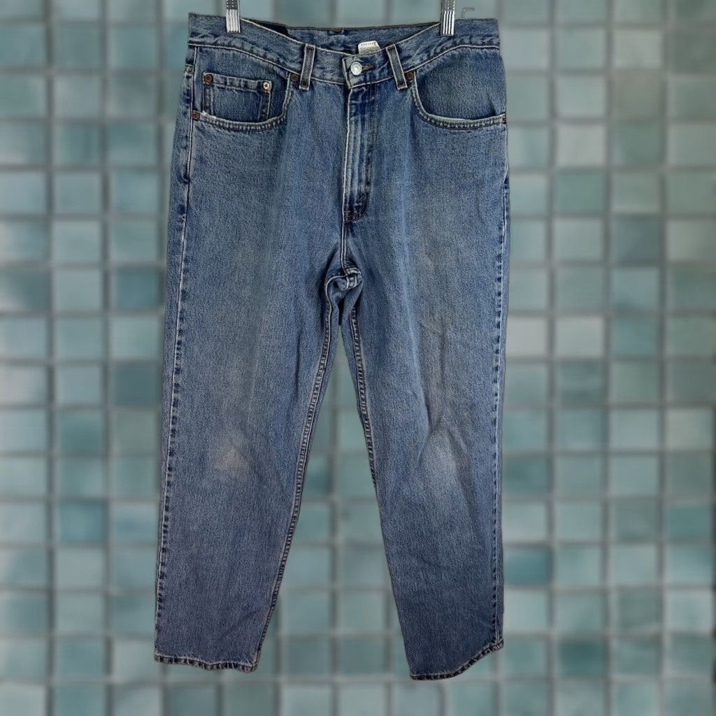 Levi's Vintage Levi's Jeans 550 Relaxed Fit Straight Jeans Men's Size 34 x 30 Blue Denim USA Size US 34 / EU 50 - 1 Thumbnail