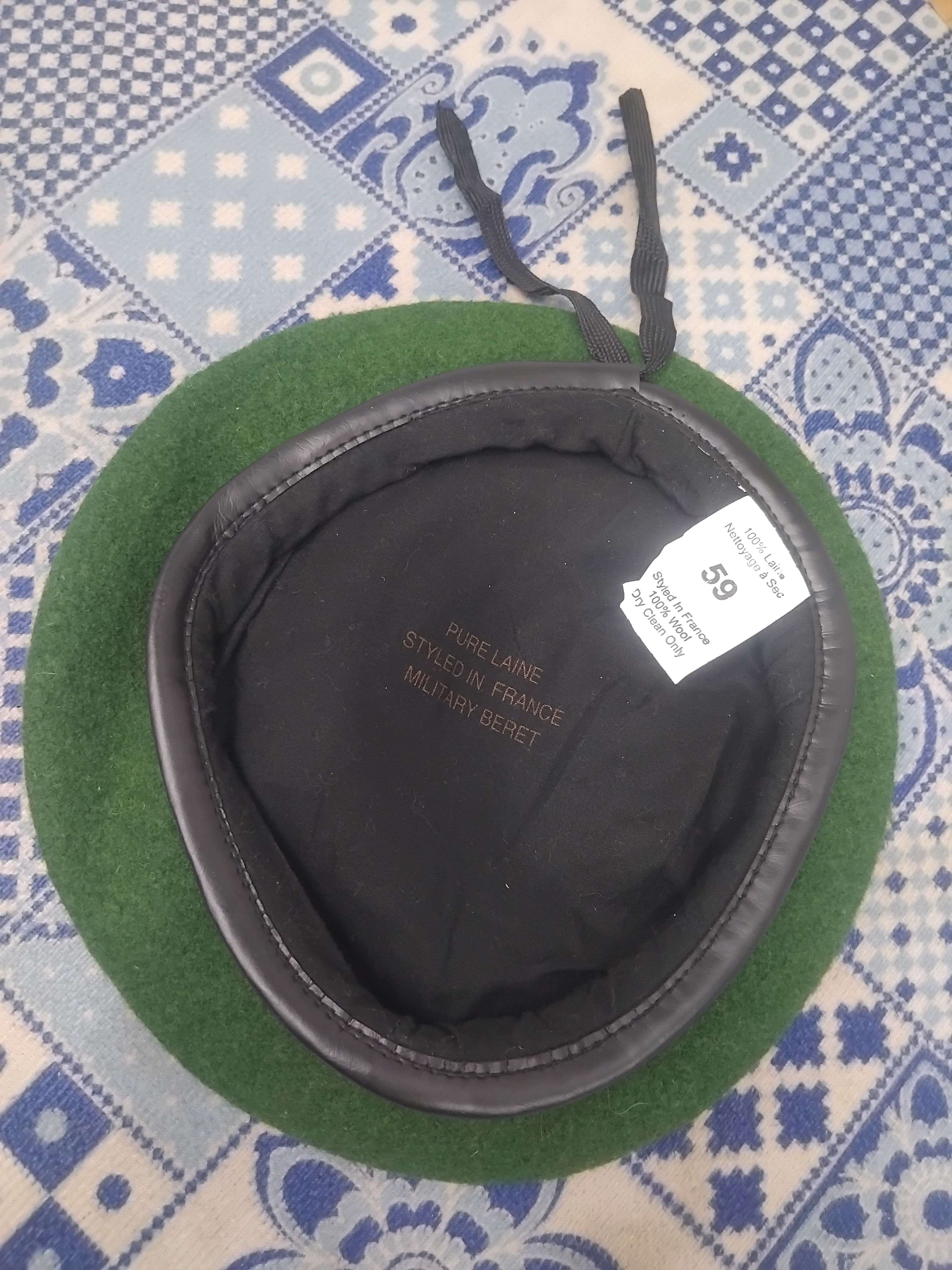 PPFM Military green colour style in France beret Size 38 - 3 Thumbnail