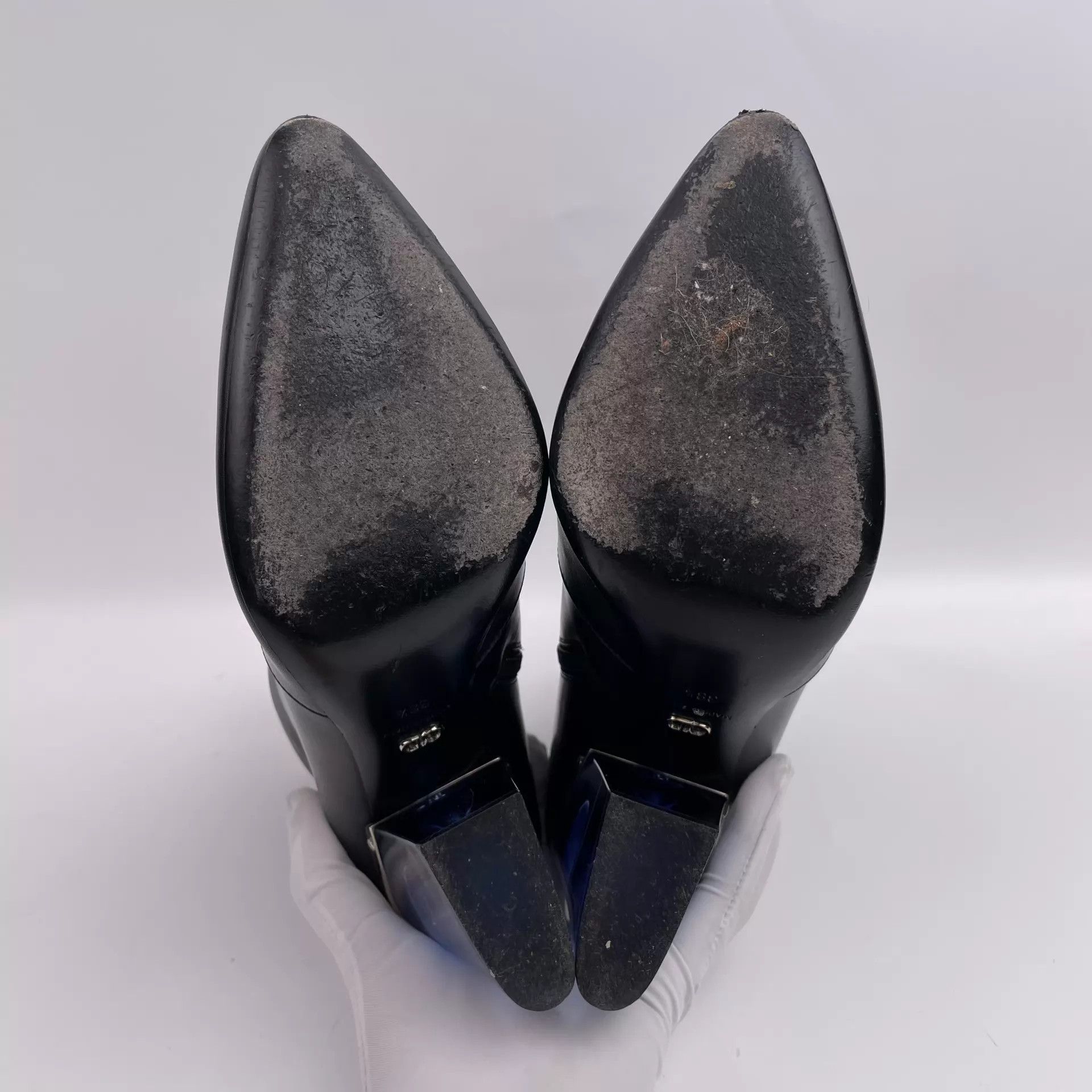 Dior Dior Leather Mid-Calf High Heels 38.5 260518CXHLL01 Size US 8 / IT 38 - 3 Thumbnail