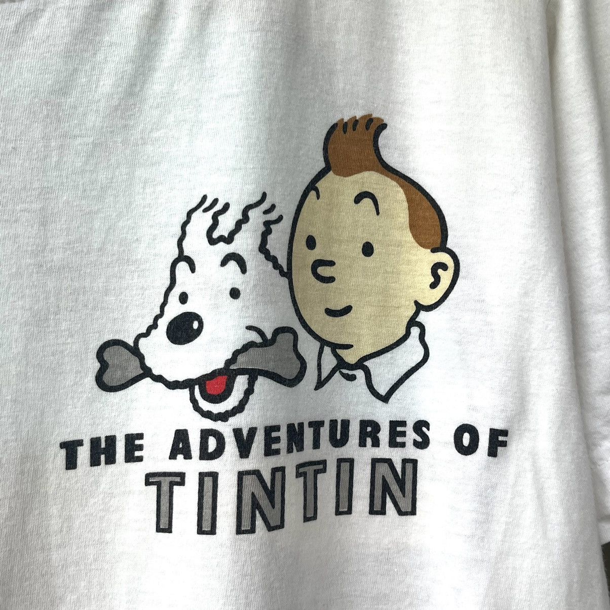 Cartoon Network × Vintage Vintage Adventures Of Tintin Land of Black Gold T-Shirt Size US M / EU 48-50 / 2 - 4 Thumbnail