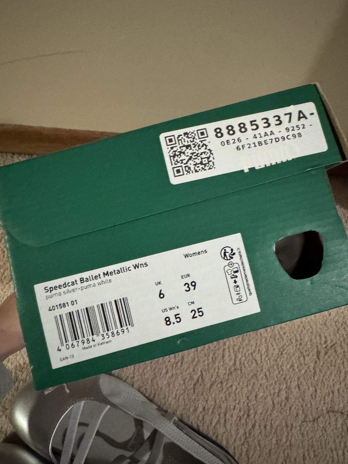 Puma puma silver speedcat ballet flat Size US 8.5 / IT 38.5 - 6 Thumbnail