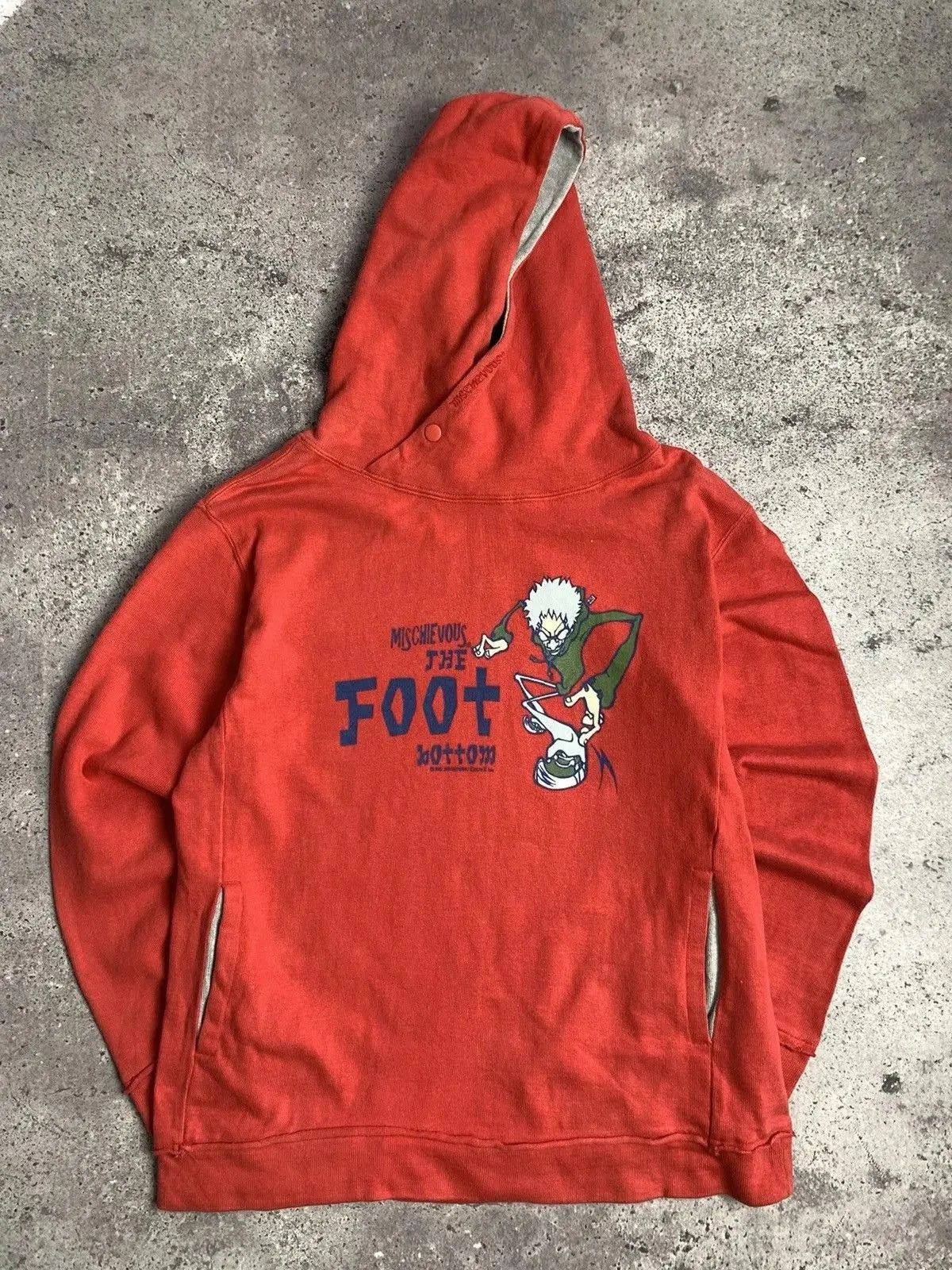 Designer × Japanese Brand × Vintage Vintage Mischievous The Foot Bottom Hoodie Japan Designer Size US M / EU 48-50 / 2 - 9 Thumbnail