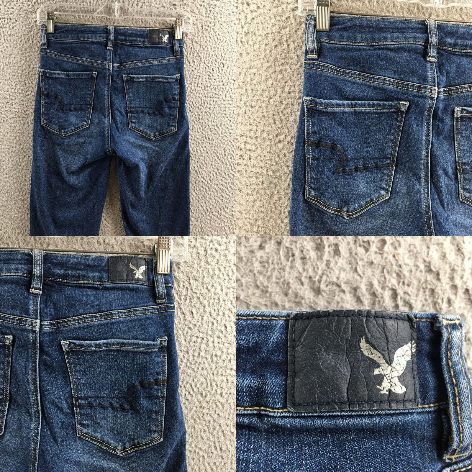 American Eagle Outfitters American Eagle Outfitters Jeans Womens 2 Blue Skinny Super Hi-Rise Jegging Denim Size 26" / US 2 / IT 38 - 9 Thumbnail