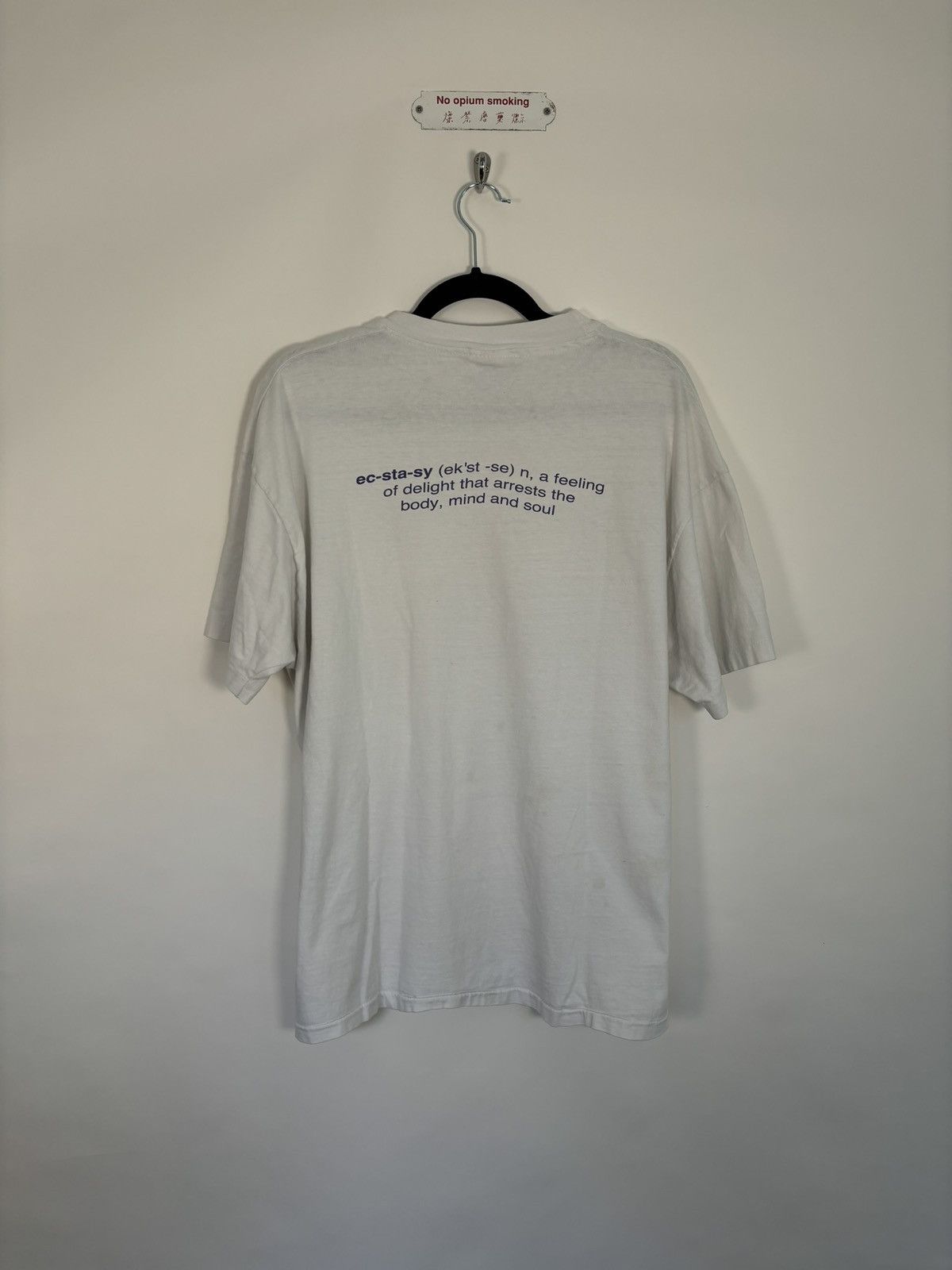 Vintage 🚭VINTAGE ULTIMATE GRAIL🚭"Ecstasy" Raver Tee Size US XL / EU 56 / 4 - 6 Thumbnail