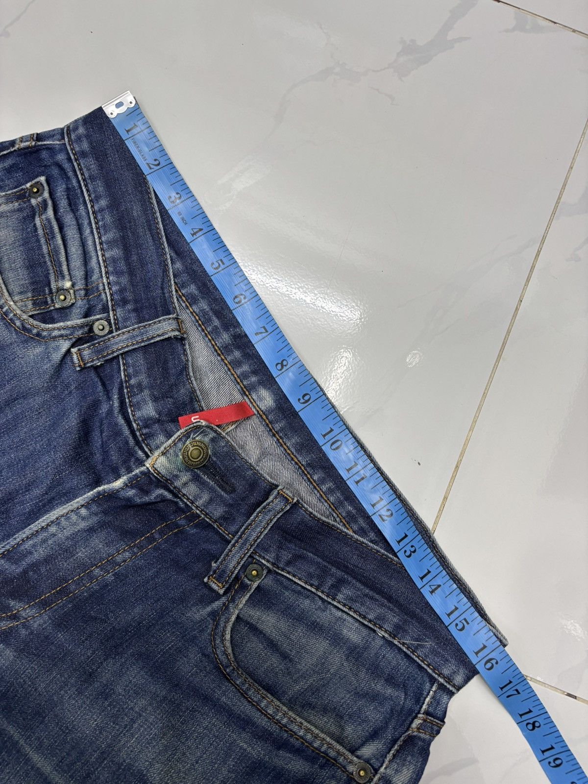 Undercover × Uniqlo Vintage Uniqlo Japan UJ Distressed Denim Jeans Size US 32 / EU 48 - 9 Thumbnail