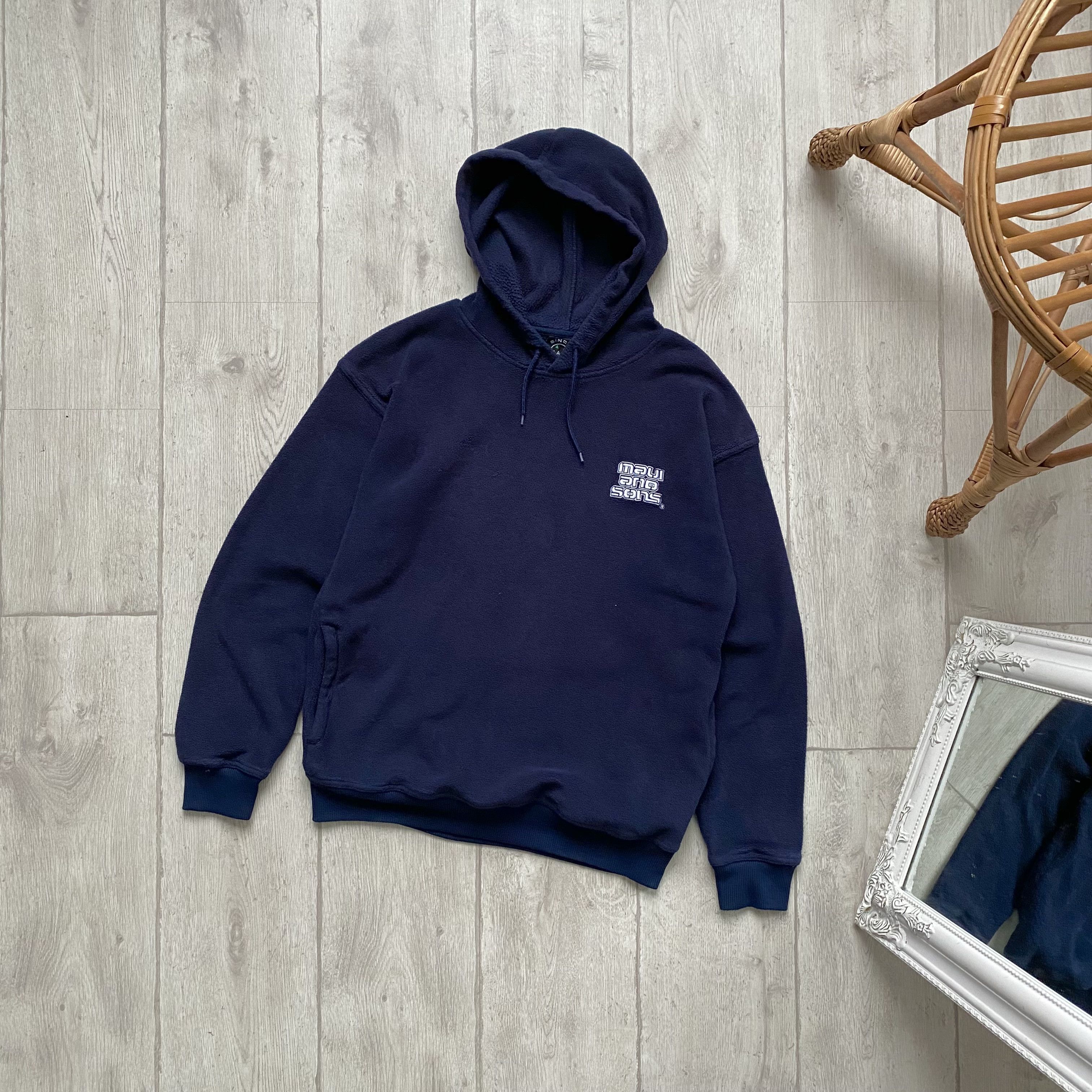 Maui and Sons Vintage 90s Maui And Sons Fleece Hoodie Surf outdor stule Size US M / EU 48-50 / 2 - 1 Thumbnail