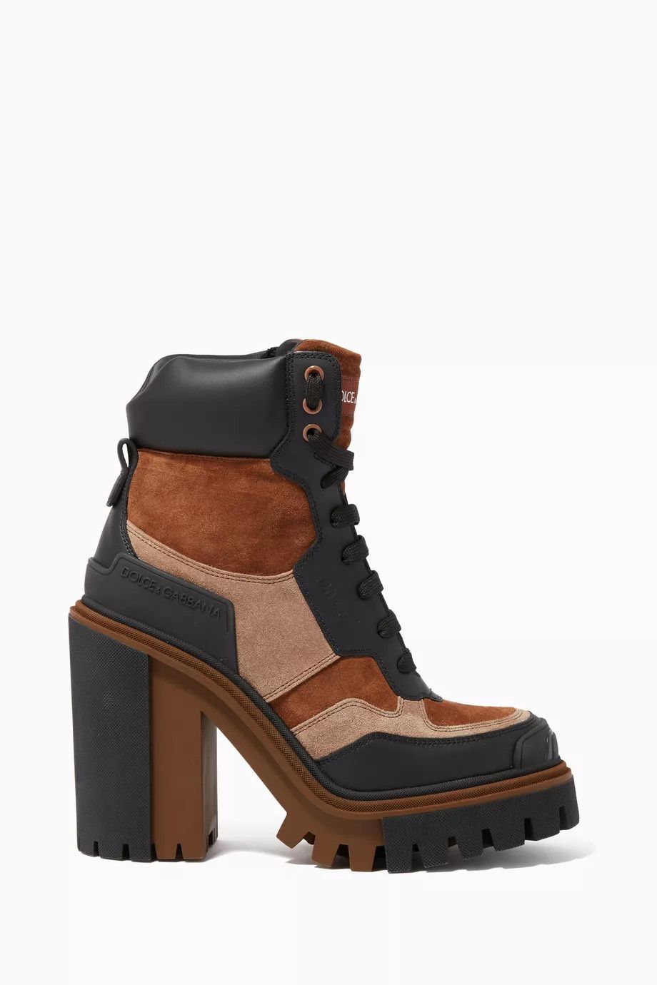 Dolce & Gabbana o1y0825 Lace-Up Ankle Boots in Multicolor Size US 4 / IT 34 - 1 Thumbnail