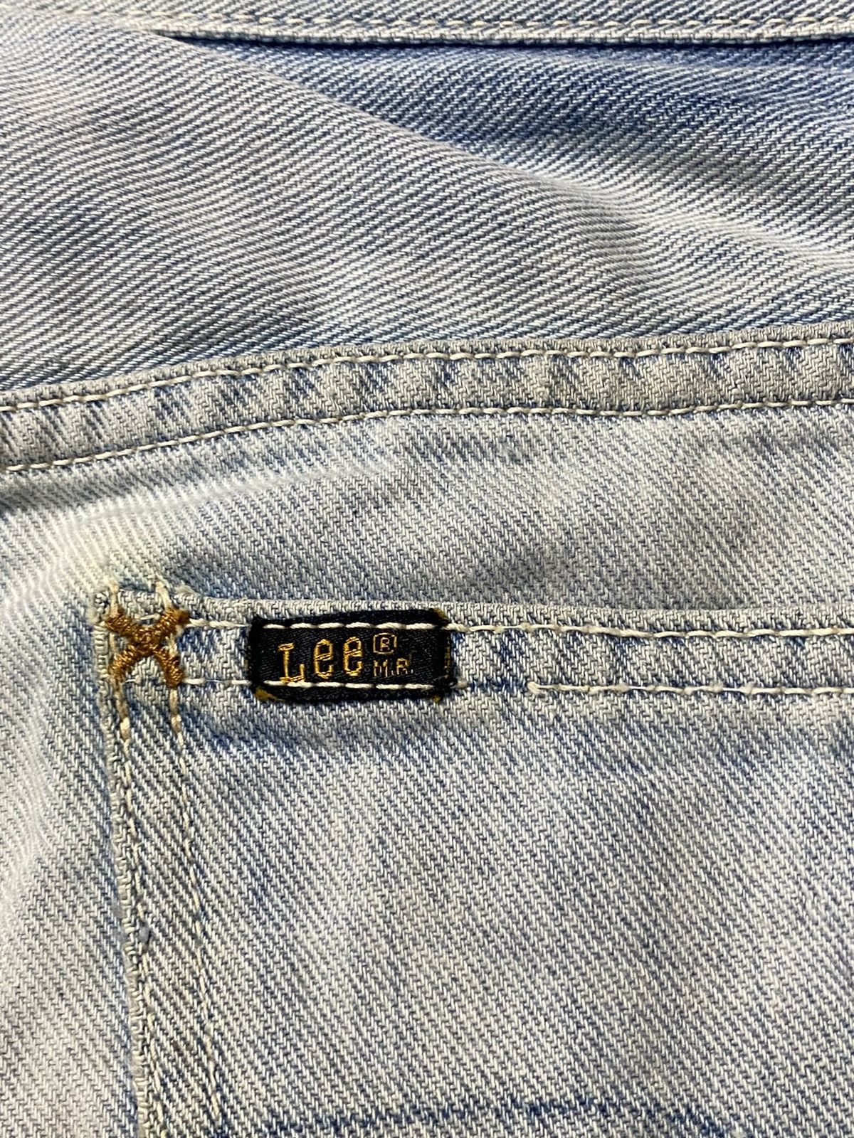 Lee × Vintage Vintage Lee MR Slim Straight Rindem Was Jeans W28 Size US 28 / EU 44 - 6 Thumbnail