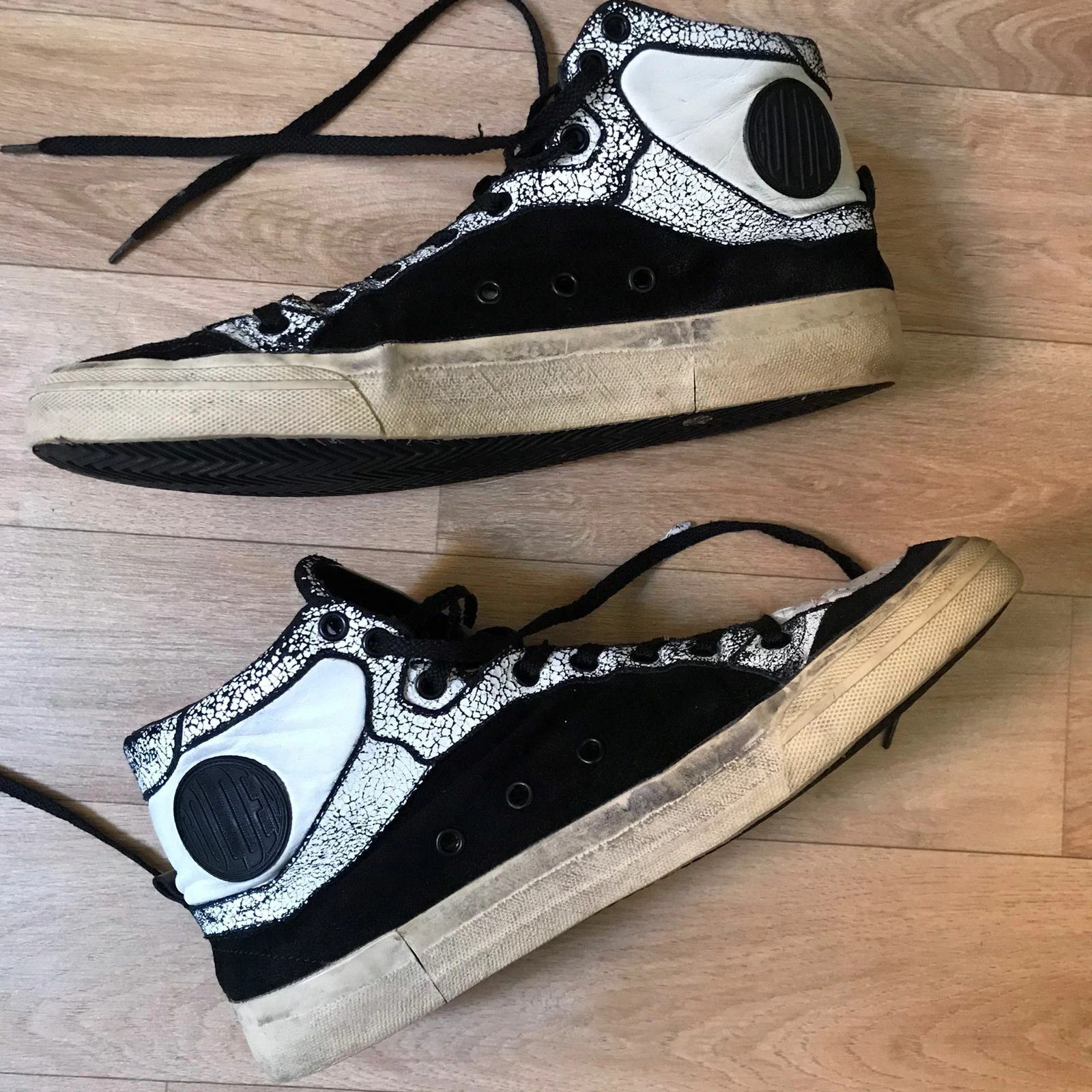 Golden Goose Share Golden Goose Sneakers VCE 2.12 GGDB High Top Leather Size US 10 / EU 43 - 2 Thumbnail