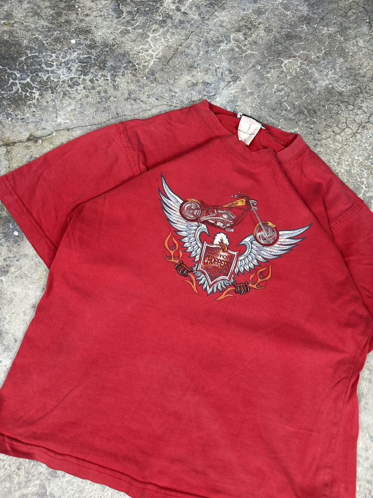 Vintage Vintage Cropped Baby Custom Choppers Tee Size US M / EU 48-50 / 2 - 2 Thumbnail