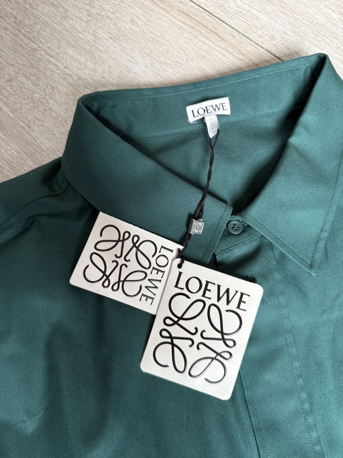 Loewe Loewe Cotton Button Up Size US XL / EU 56 / 4 - 2 Thumbnail