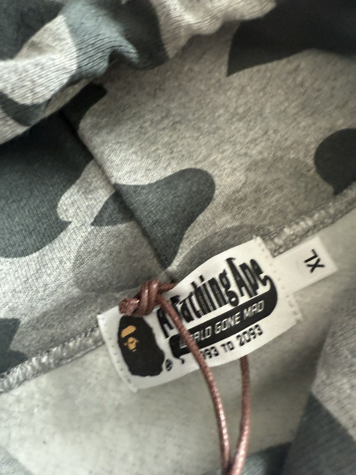 Bape Bape Gray Camo Pullover Size US XL / EU 56 / 4 - 4 Thumbnail