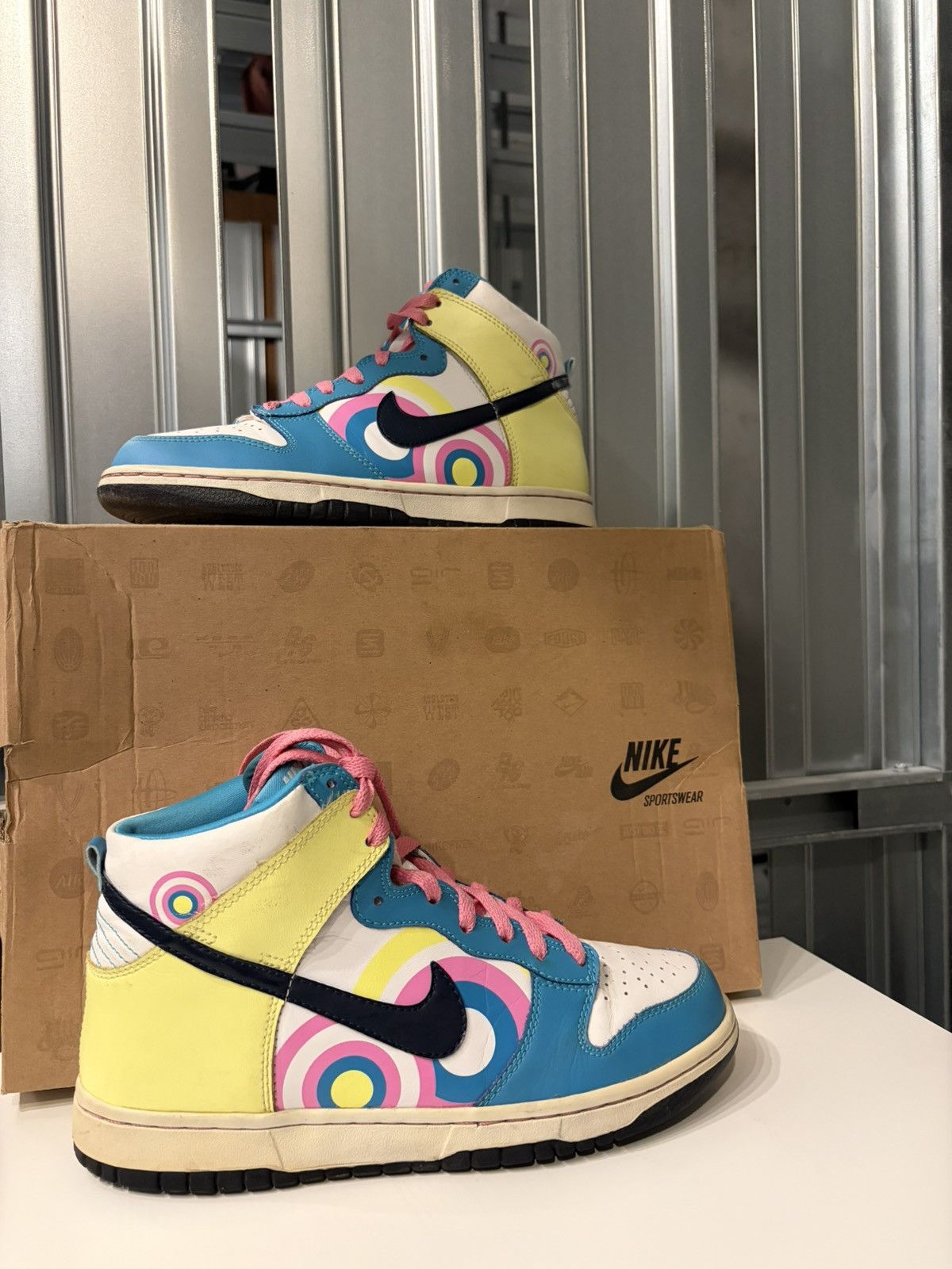 Nike Nike Dunk High GS Ripples Vintage Retro Y2K 2009 Rare Skate Size US 5.5 / EU 38 - 11 Thumbnail