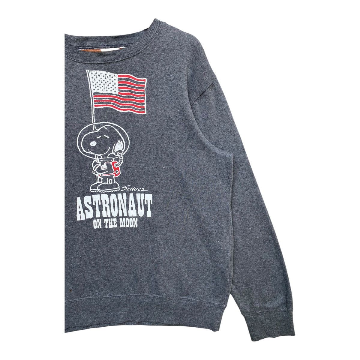 Peanuts Vintage Snoopy Astronaut Sweatshirt Peanuts Jumper Size L Size US L / EU 52-54 / 3 - 4 Thumbnail