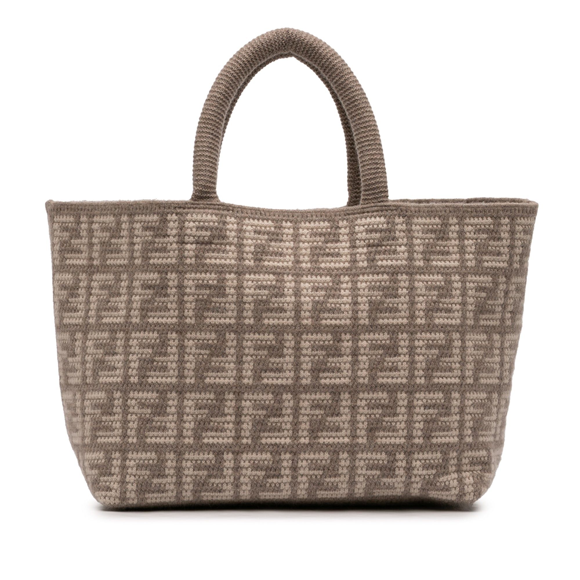Fendi Large Zucca Cashmere Shopper Tote Size ONE SIZE - 1 Thumbnail