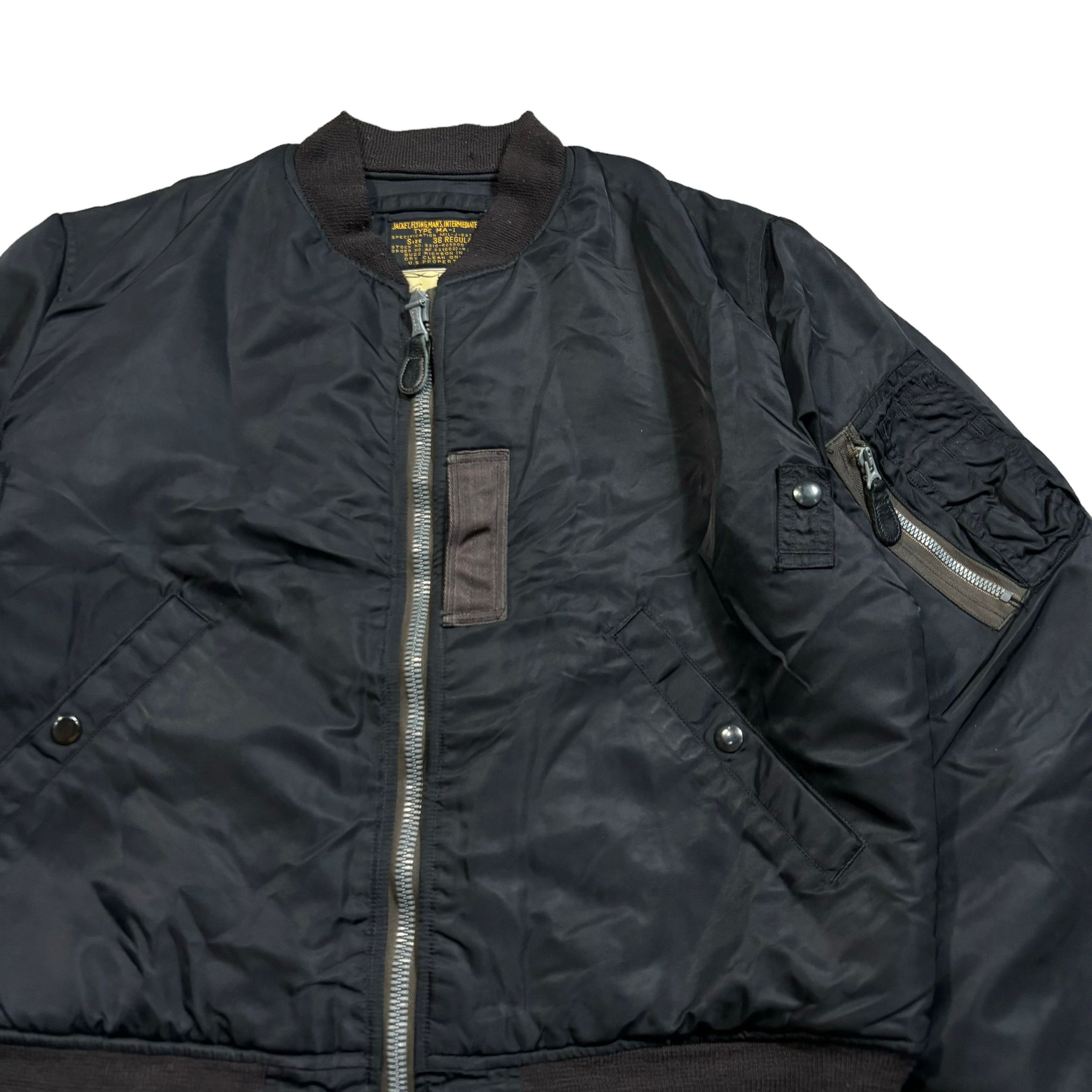 Buzz Rickson's × Toyo Enterprises Buzz Ricksons William Gibson Collection MA-1 Flight Jacket Size US M / EU 48-50 / 2 - 3 Thumbnail