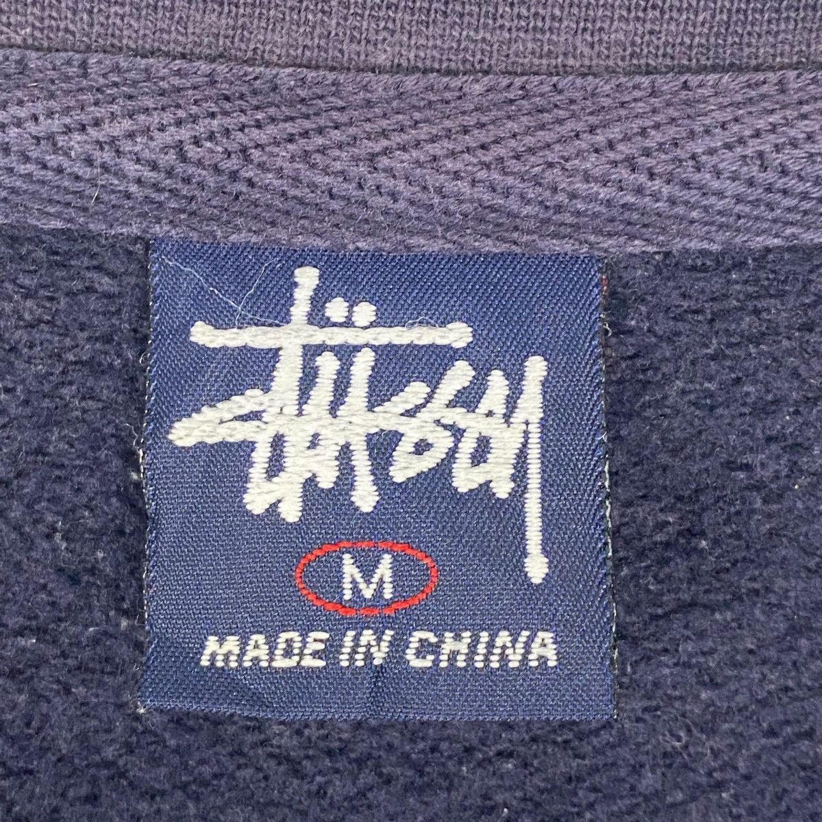 Other Vintage 90s Stussy Sweatshirt Crewneck Black Big China Size US M / EU 48-50 / 2 - 6 Thumbnail