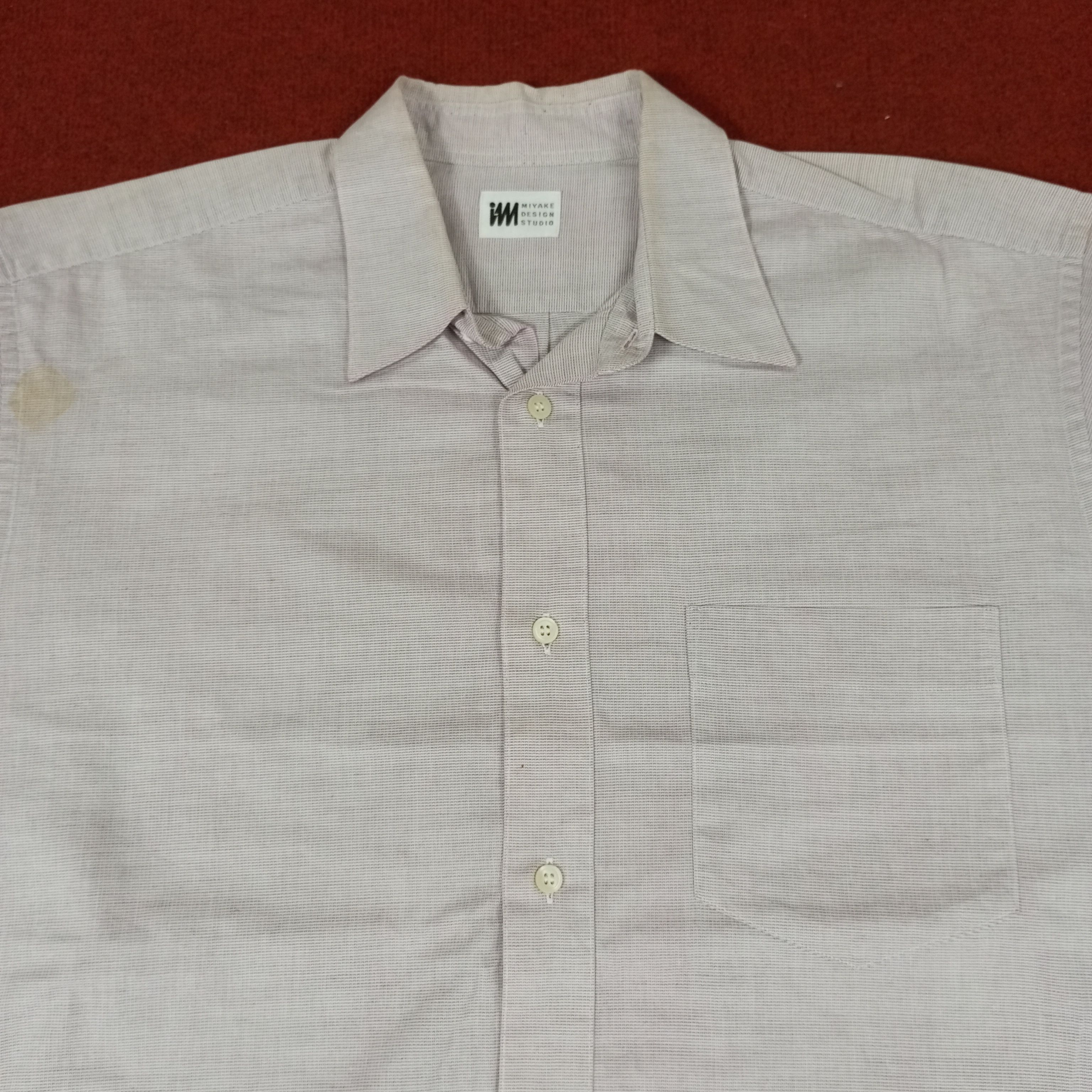 Designer × Issey Miyake × Vintage Issey Miyake Design Studio Japanese Designer Brand Shirt Size US L / EU 52-54 / 3 - 2 Thumbnail
