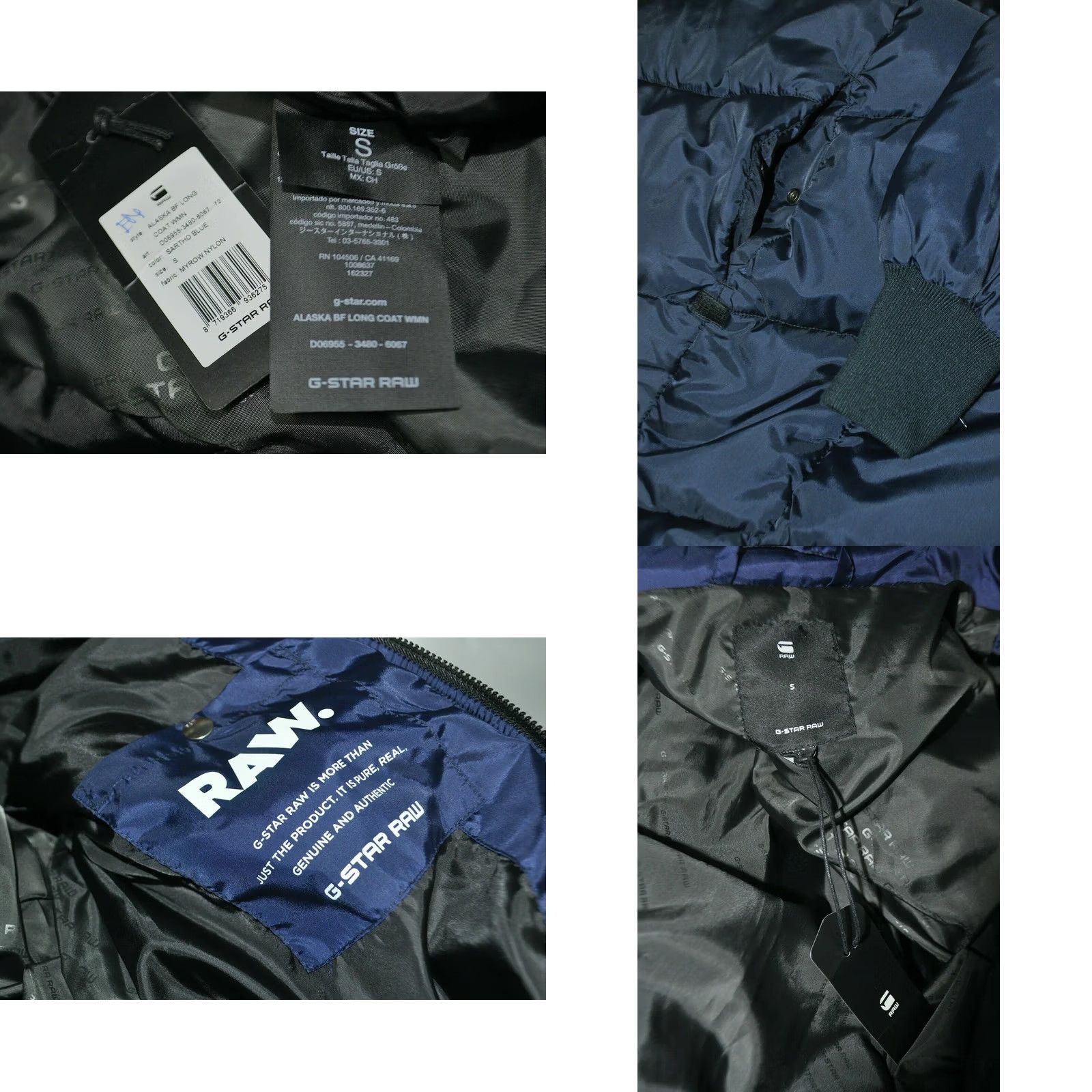 G-Star G-STAR RAW Alaska BF LONG COAT WMN S Blue XS? Size S / US 4 / IT 40 - 8 Thumbnail
