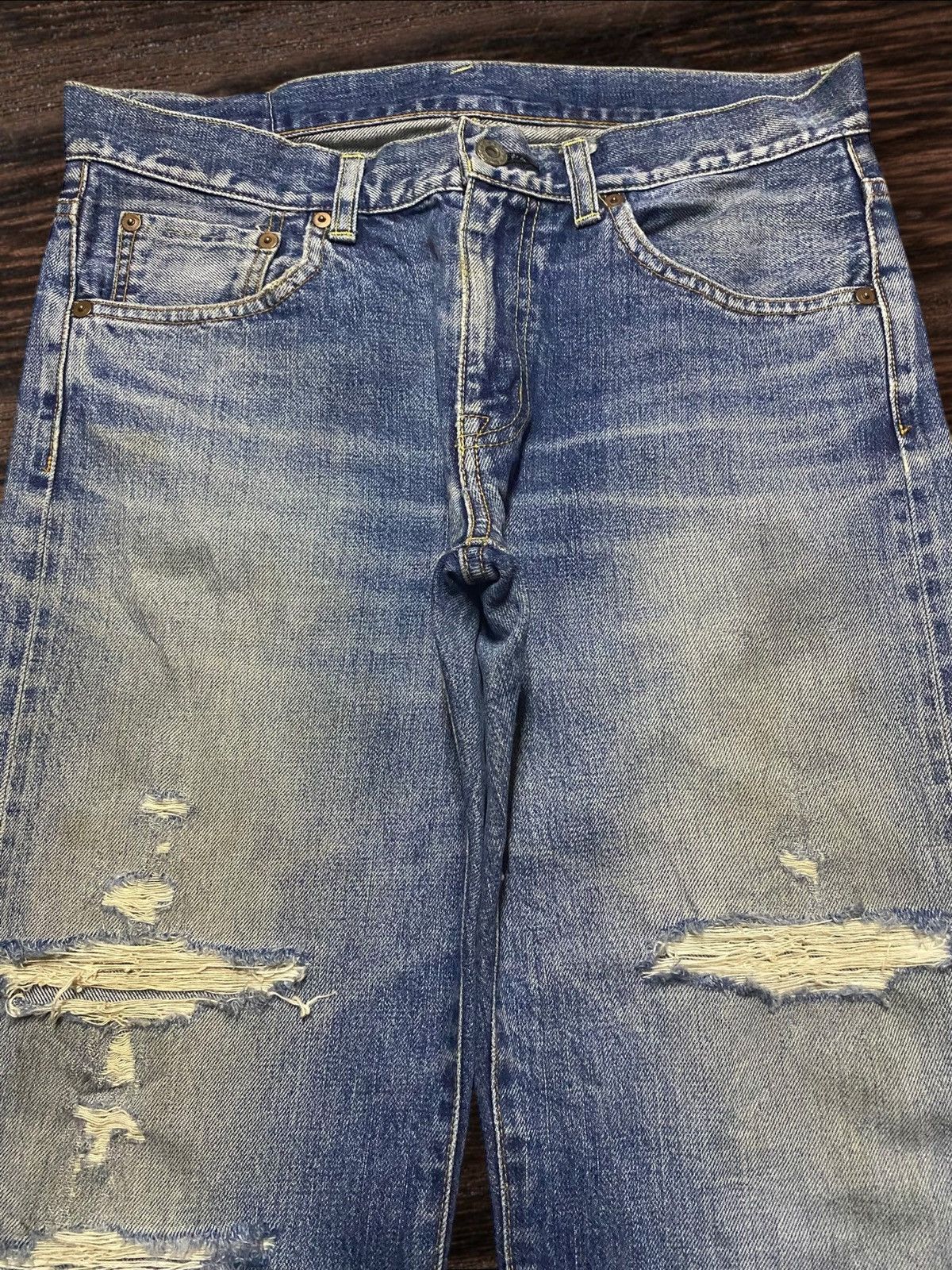 Warehouse Warehouse Mud Wash Selvedge Jeans Size US 32 / EU 48 - 3 Thumbnail