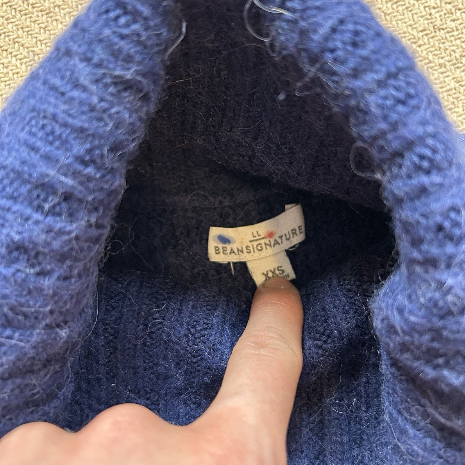 L.L. Bean Ll Bean Signature Alpaca Wool Knit Turtleneck Sweater XXS Size XXS / US 00 / IT 34 - 3 Thumbnail