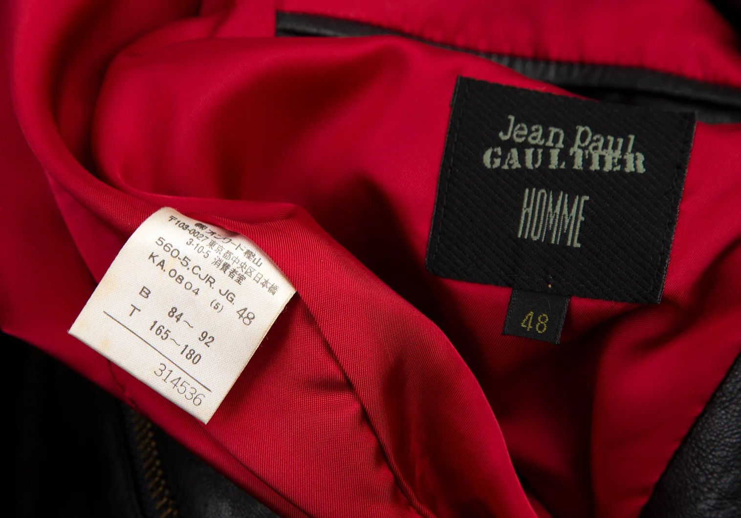 Jean Paul Gaultier Patch Design Lamb Leather Single Rider Jacket Black Size 48 Size US M / EU 48-50 / 2 - 20 Thumbnail
