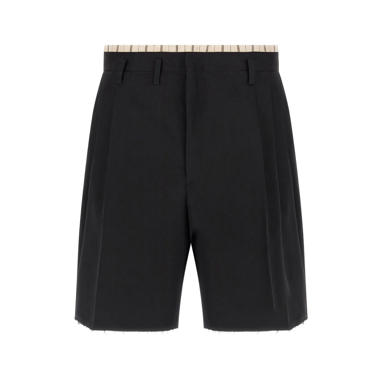 MAISON MARGIELA Black Wool Shorts New (Men's size:US 32 / EU